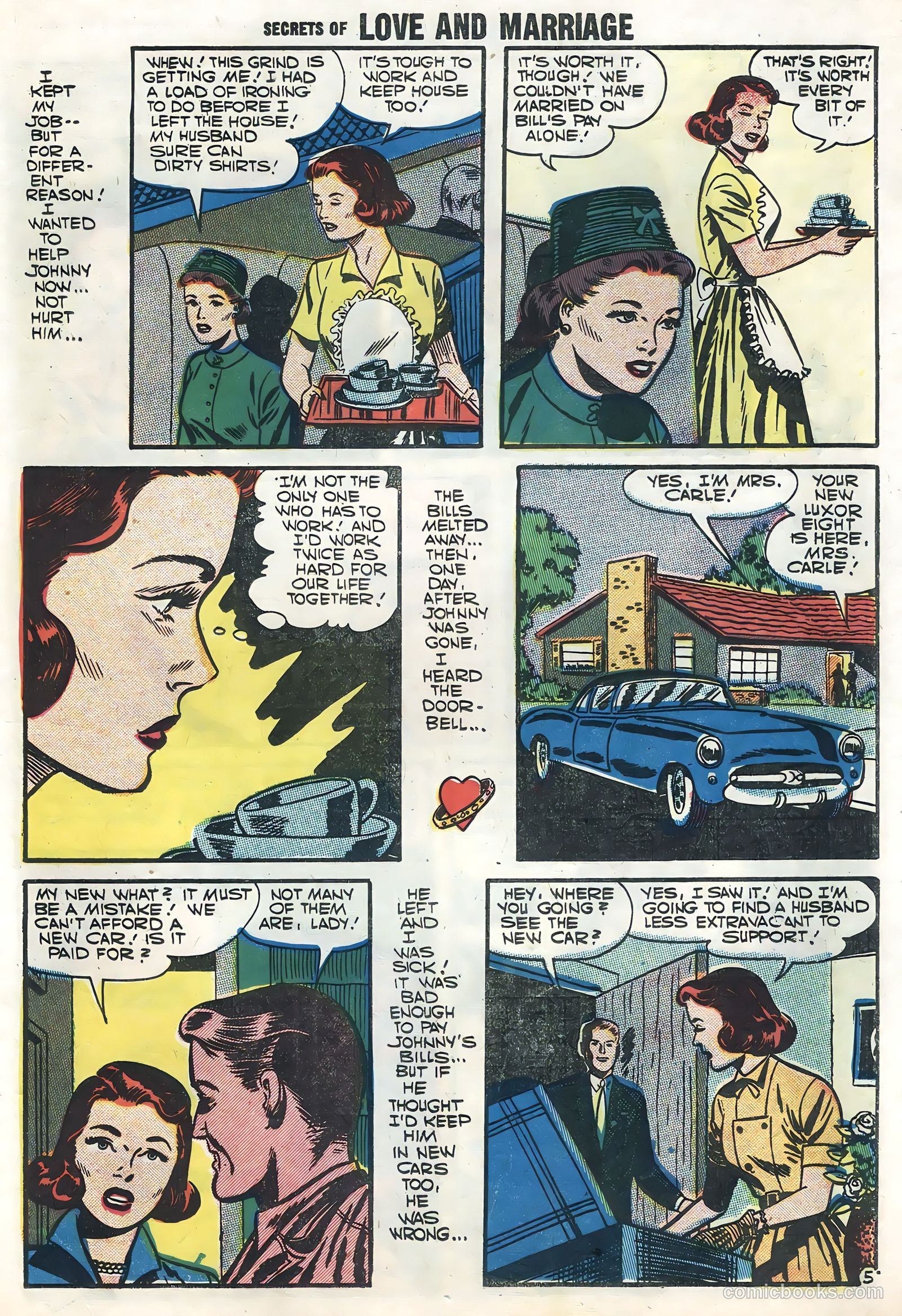 Secrets of Love and Marriage #5 (1957) — page 23 of 36