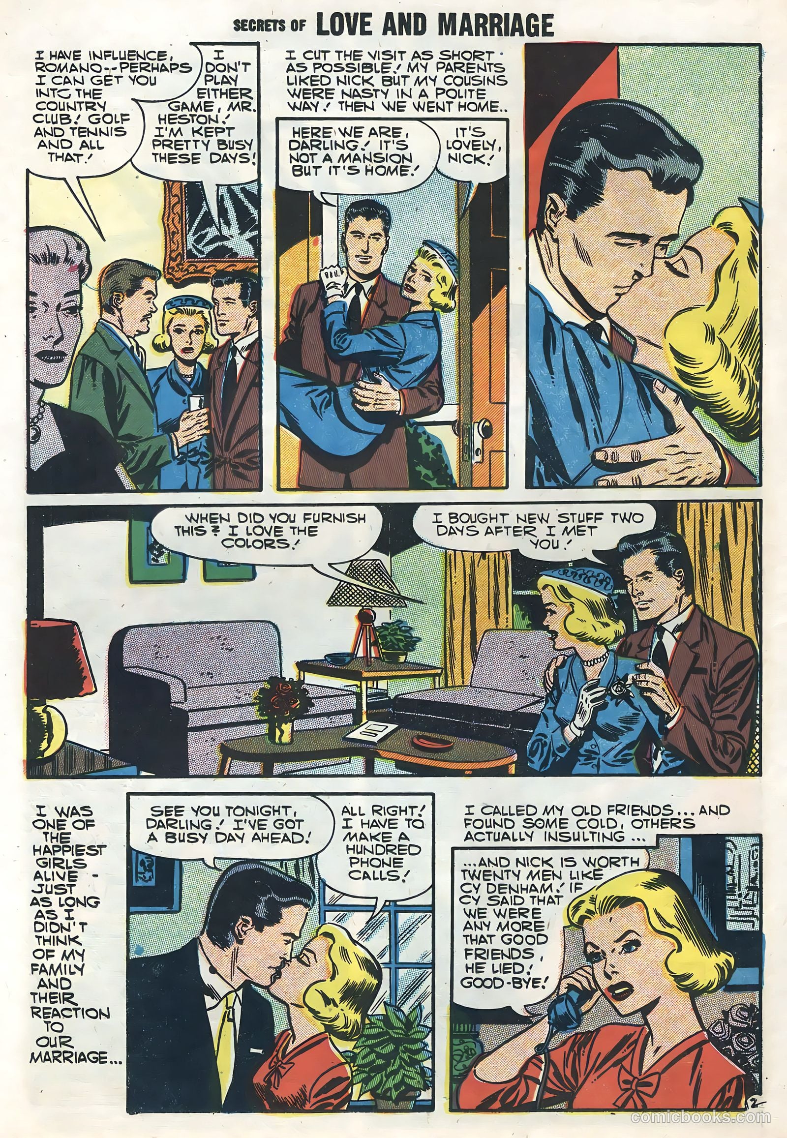 Secrets of Love and Marriage #5 (1957) — page 26 of 36