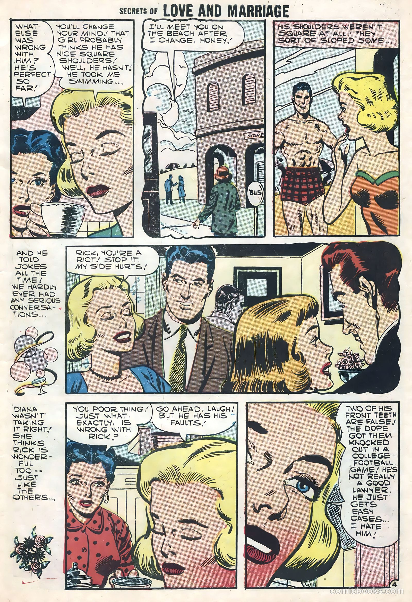 Secrets of Love and Marriage #6 (1957) — page 7 of 36