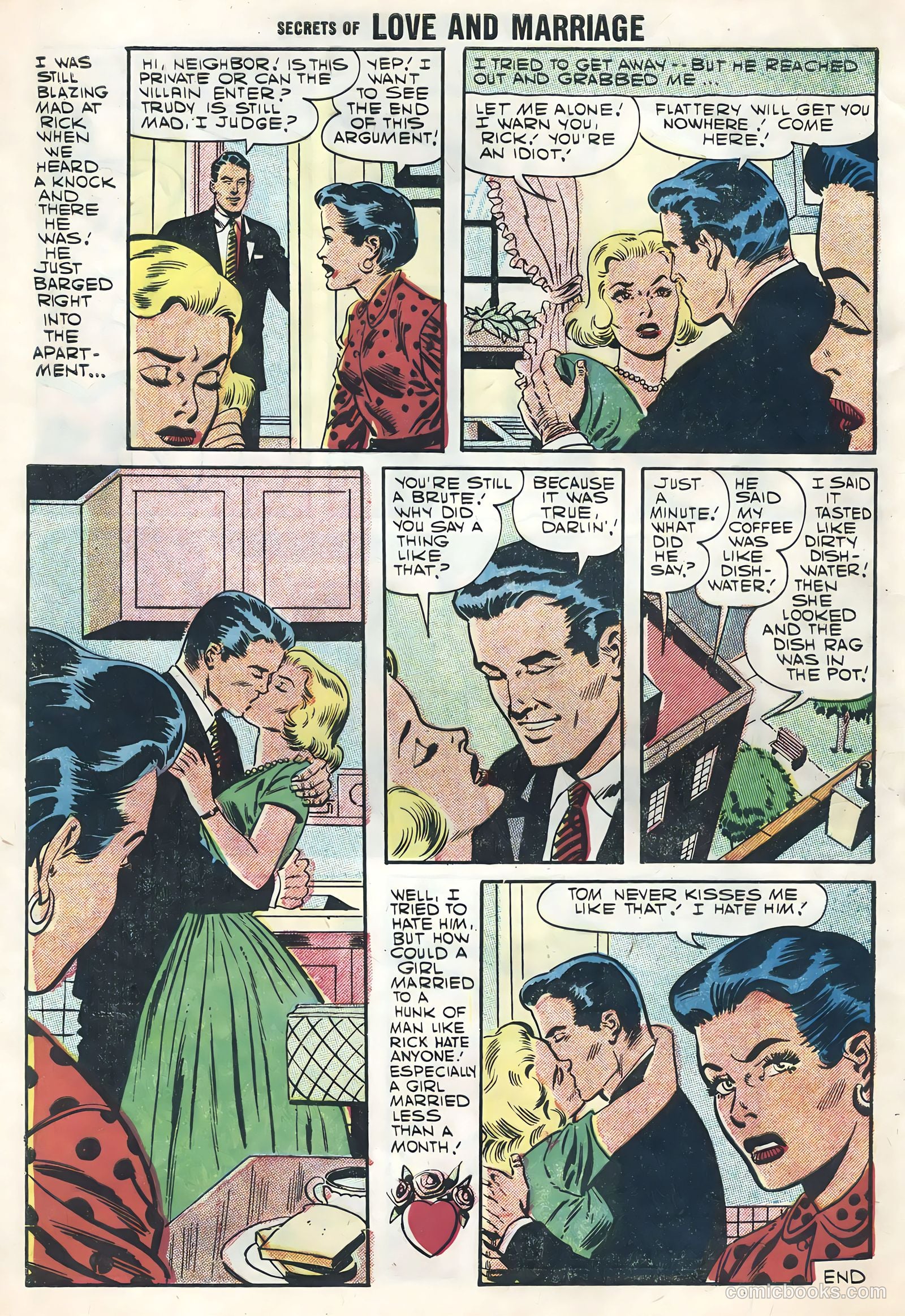 Secrets of Love and Marriage #6 (1957) — page 8 of 36