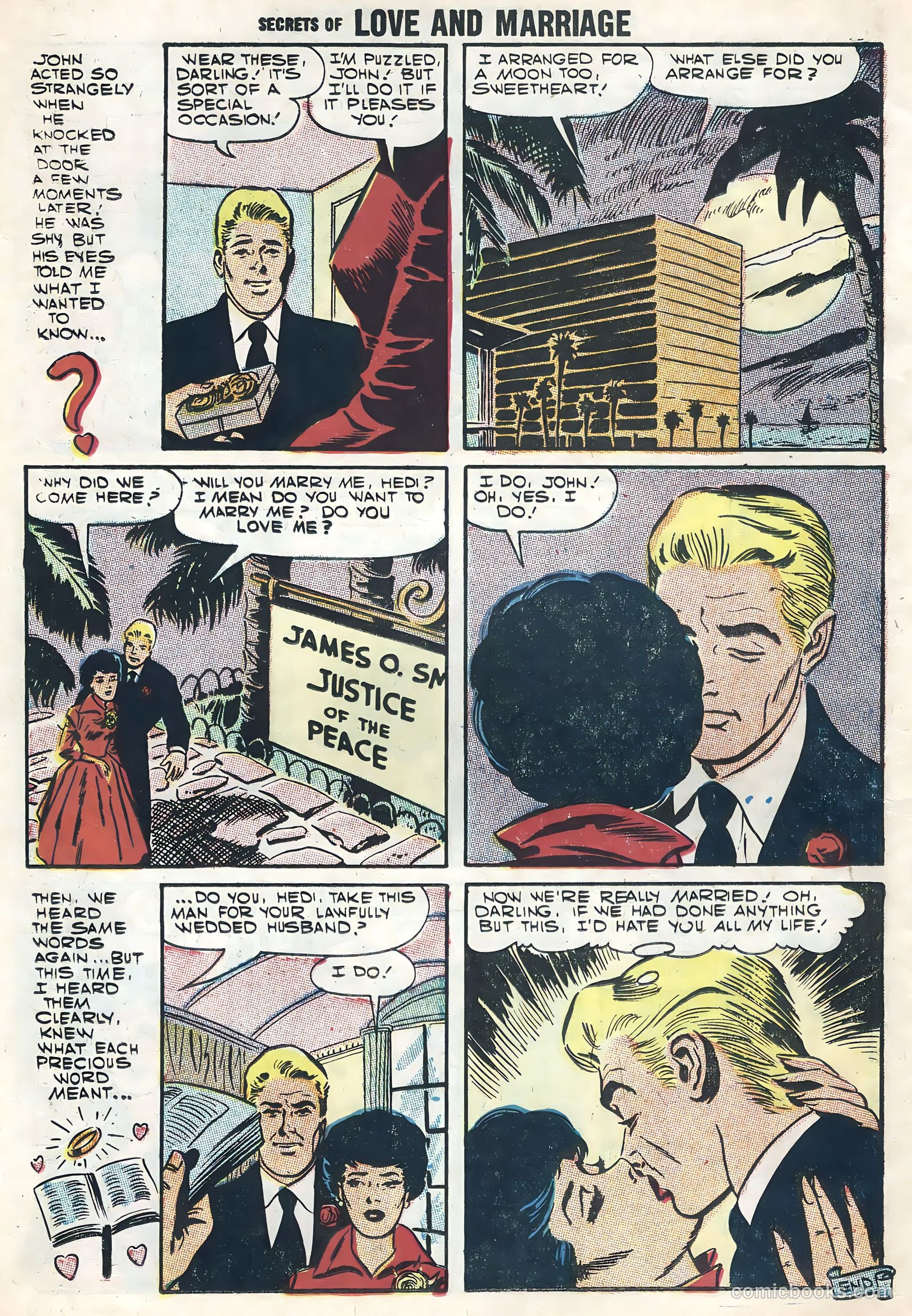 Secrets of Love and Marriage #6 (1957) — page 14 of 36