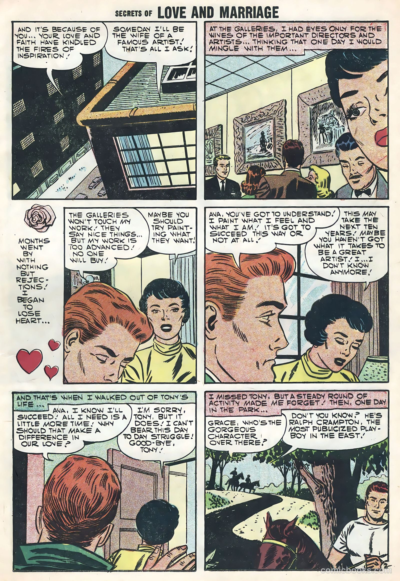 Secrets of Love and Marriage #6 (1957) — page 17 of 36