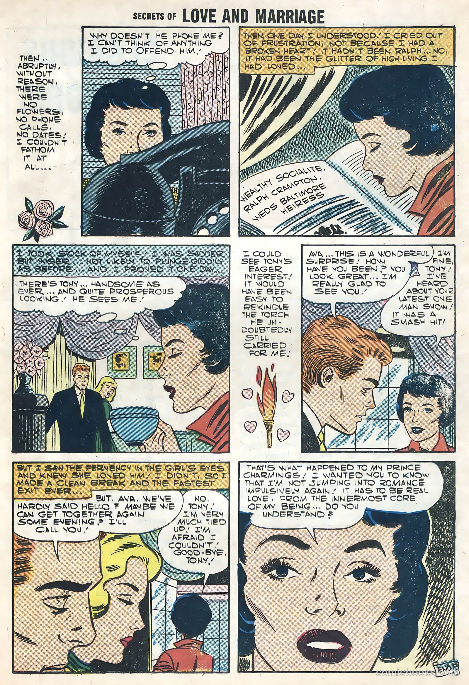 Secrets of Love and Marriage #6 (1957) — page 19 of 36