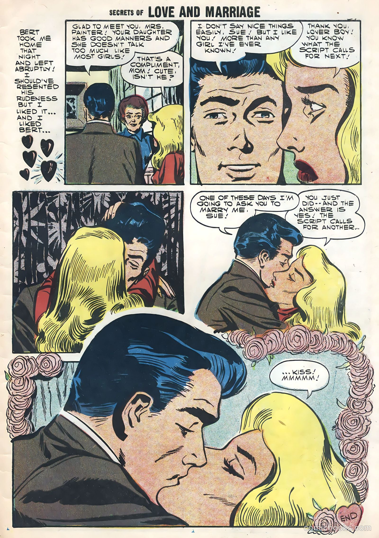 Secrets of Love and Marriage #6 (1957) — page 33 of 36