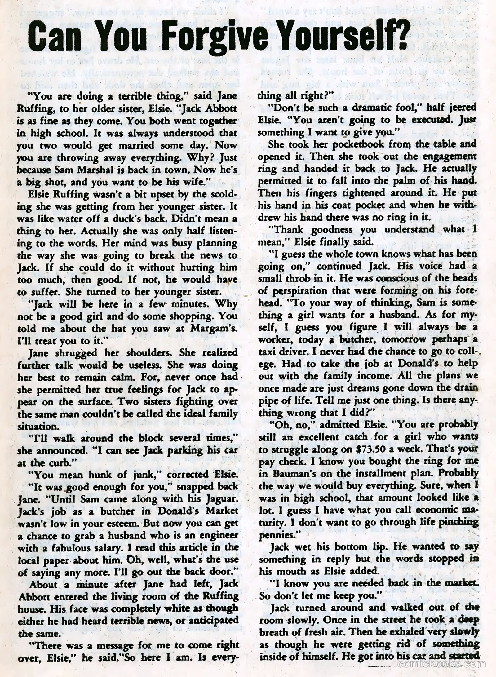 Secrets of Love and Marriage #7 (1958) — page 51 of 68