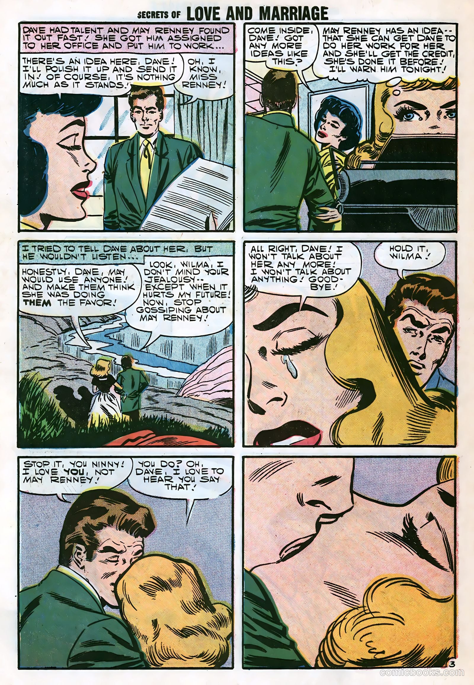 Secrets of Love and Marriage #7 (1958) — page 56 of 68