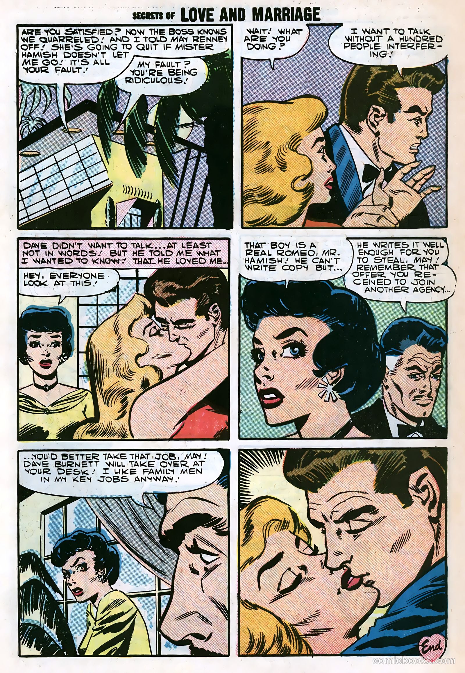 Secrets of Love and Marriage #7 (1958) — page 58 of 68