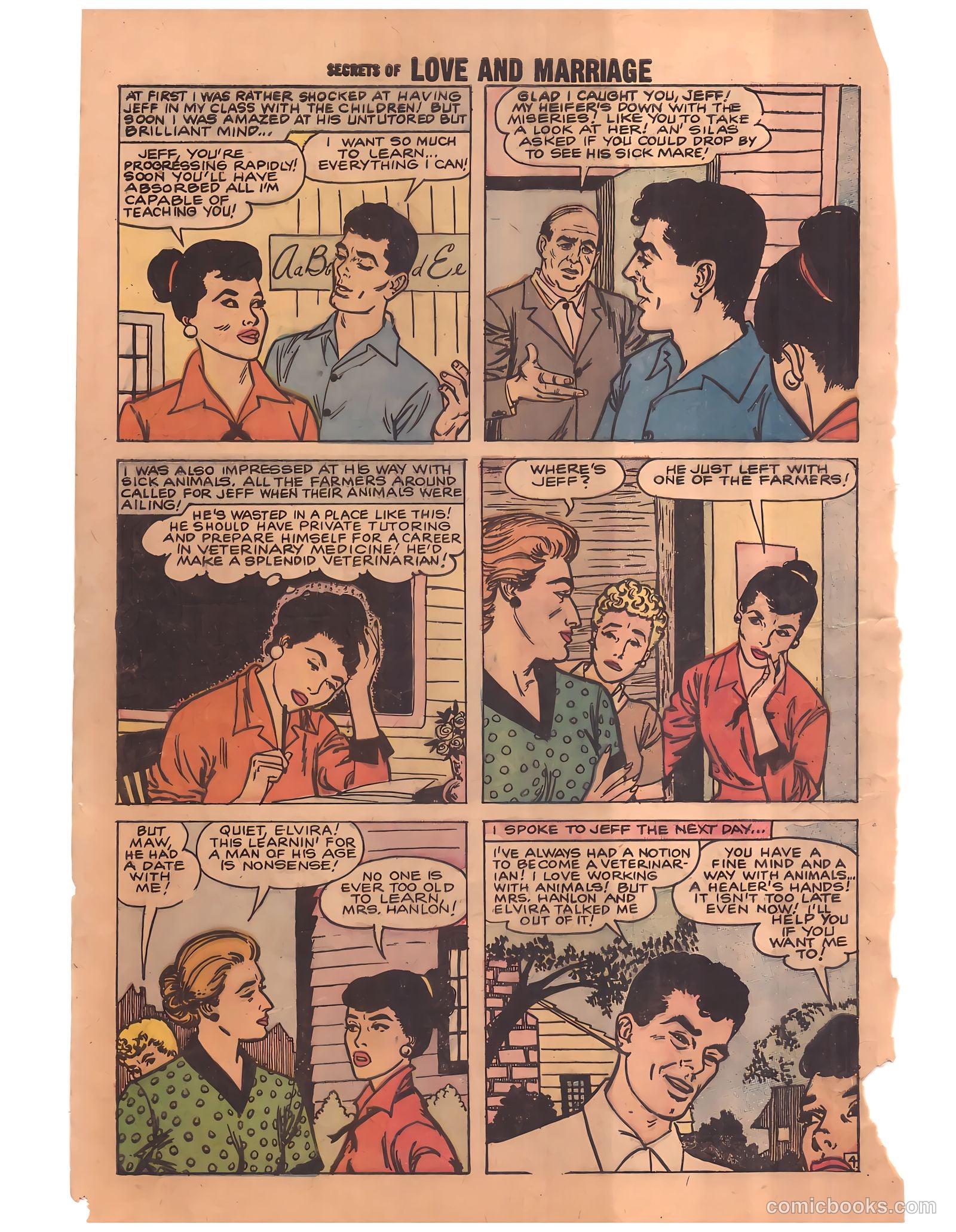 Secrets of Love and Marriage #8 (1958) — page 6 of 68