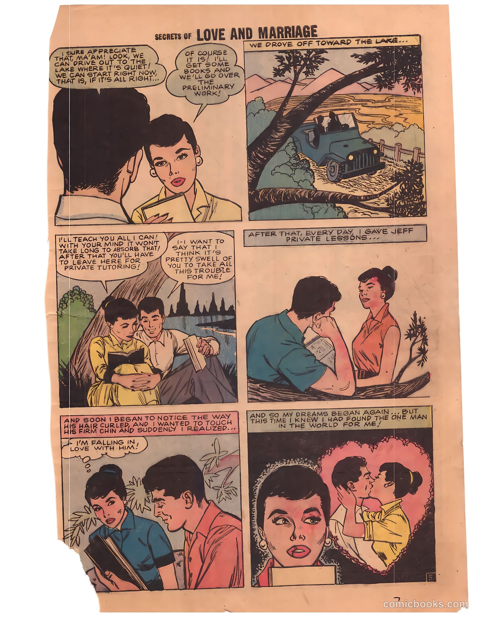 Secrets of Love and Marriage #8 (1958) — page 7 of 68