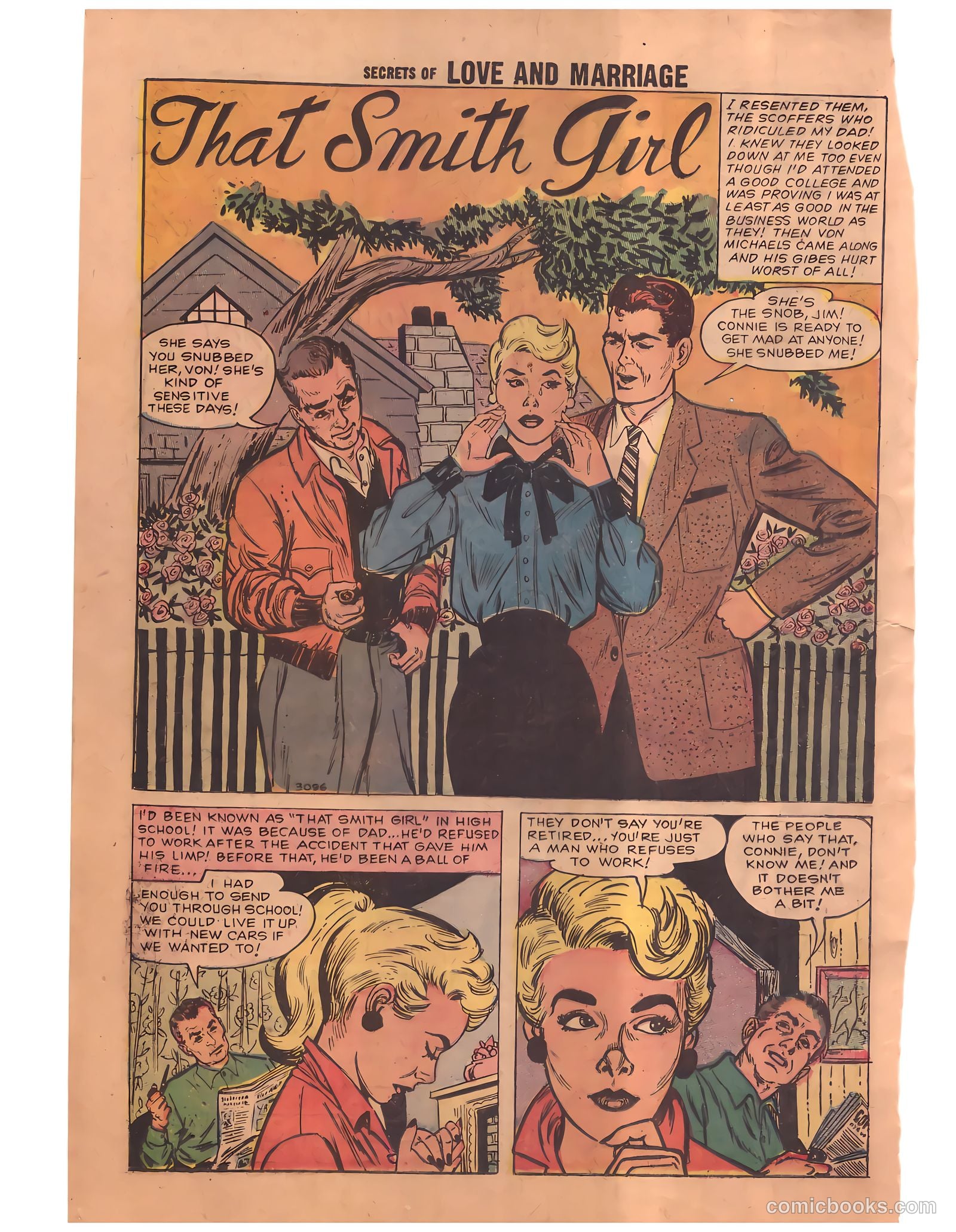 Secrets of Love and Marriage #8 (1958) — page 20 of 68