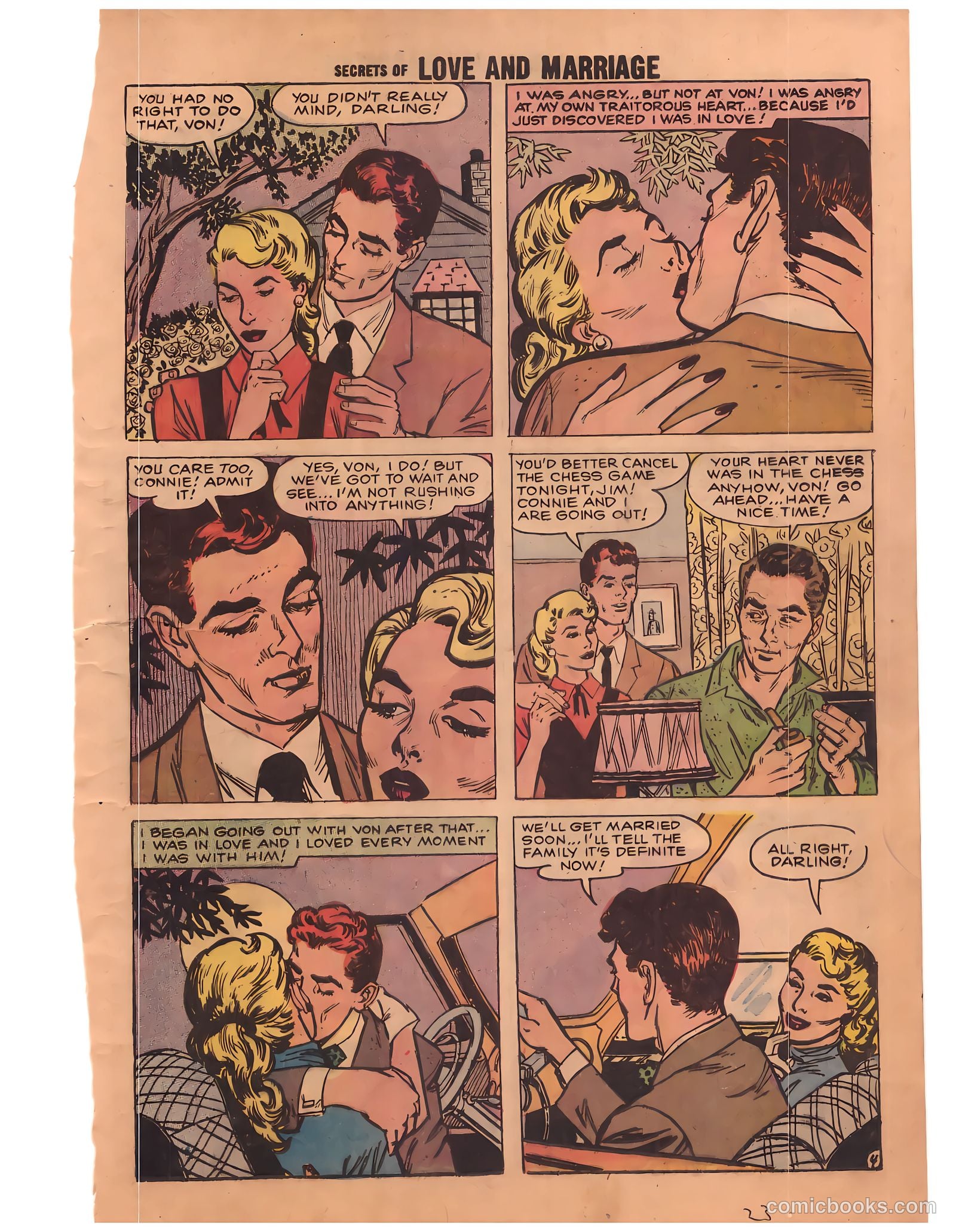 Secrets of Love and Marriage #8 (1958) — page 23 of 68