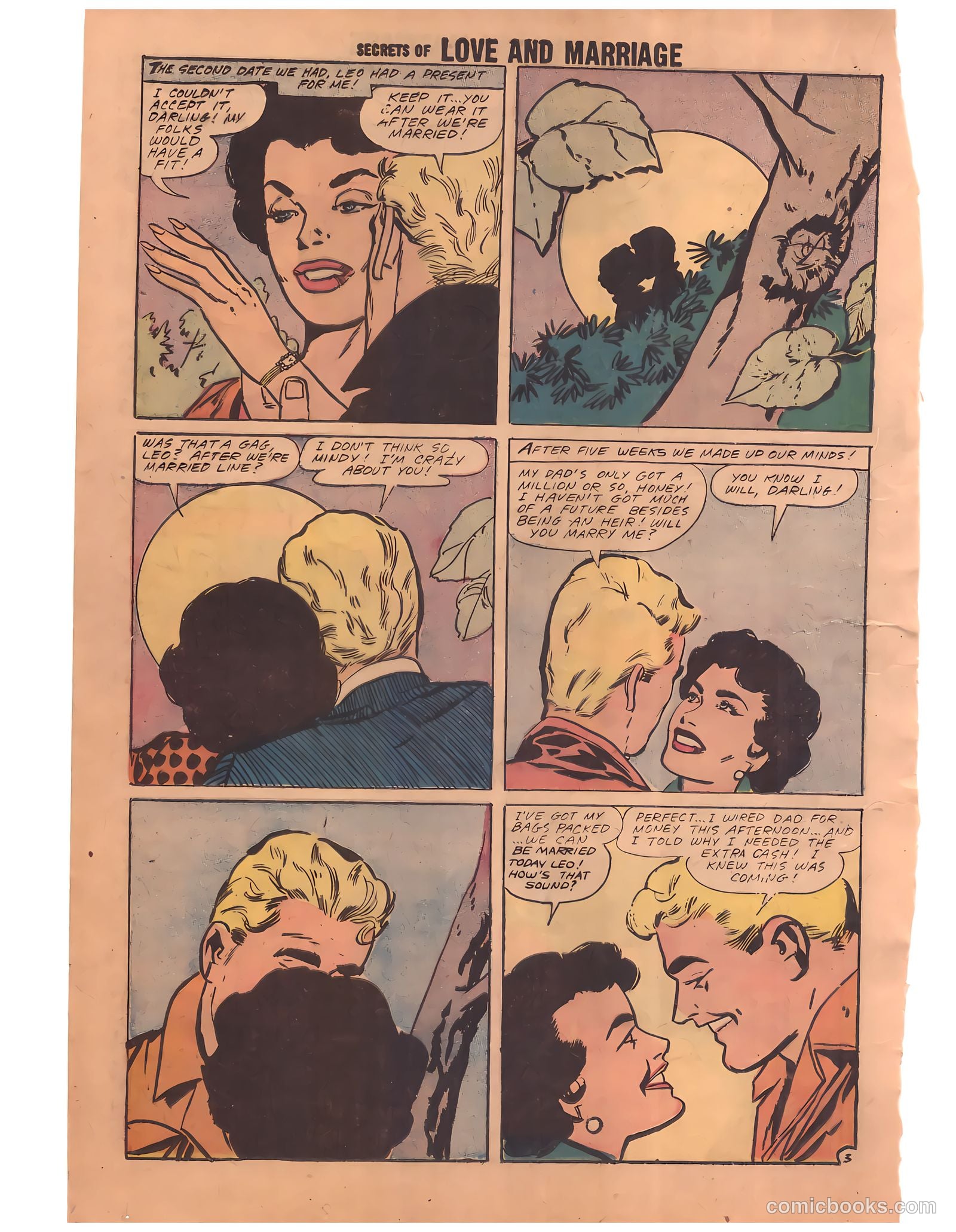 Secrets of Love and Marriage #8 (1958) — page 30 of 68