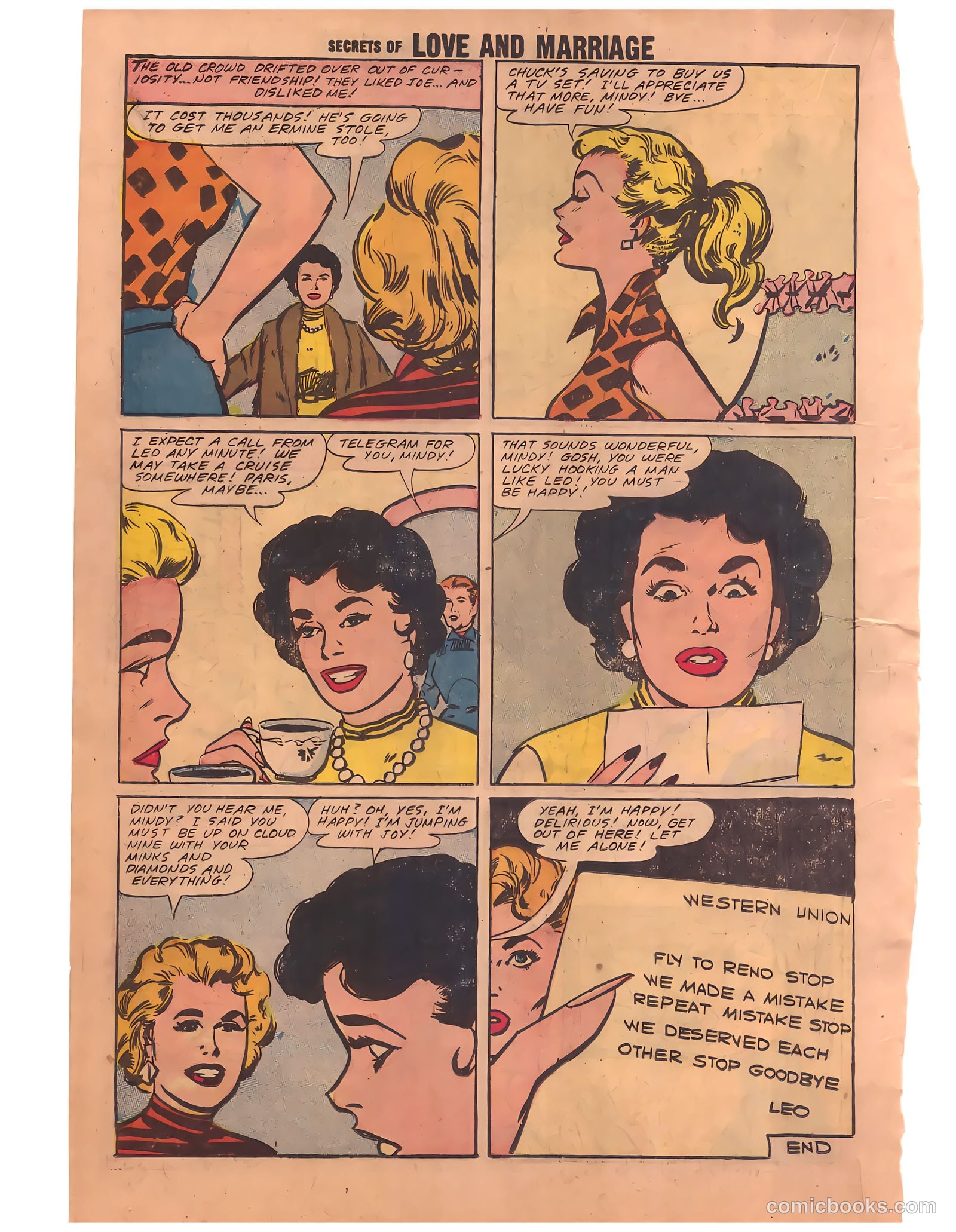 Secrets of Love and Marriage #8 (1958) — page 32 of 68