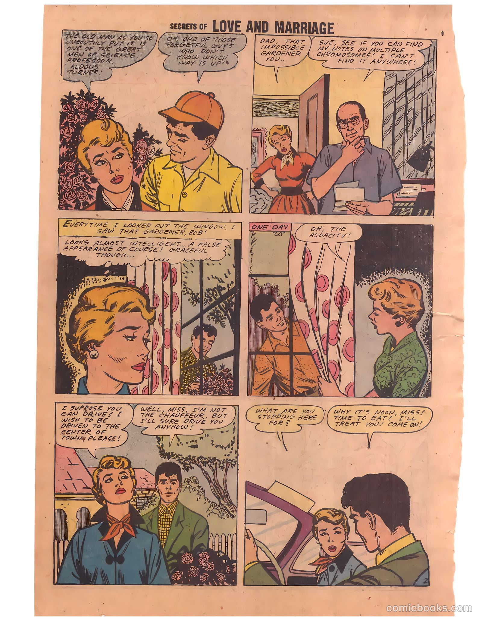 Secrets of Love and Marriage #8 (1958) — page 34 of 68