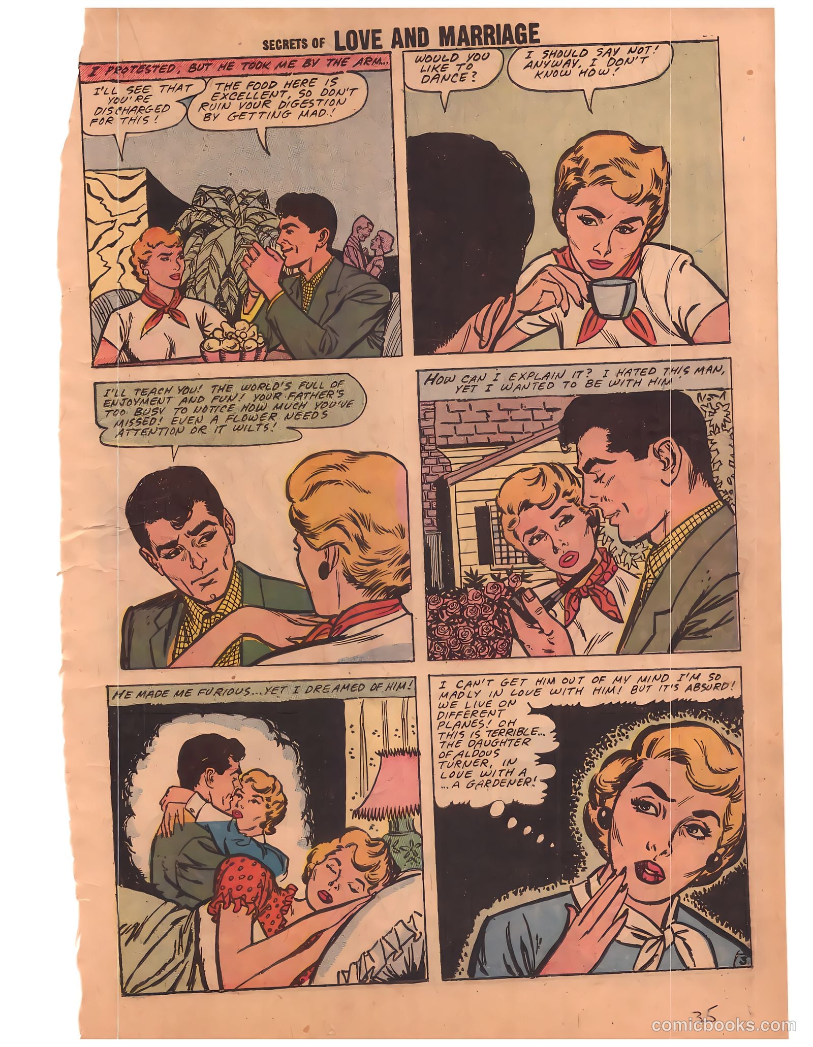 Secrets of Love and Marriage #8 (1958) — page 35 of 68