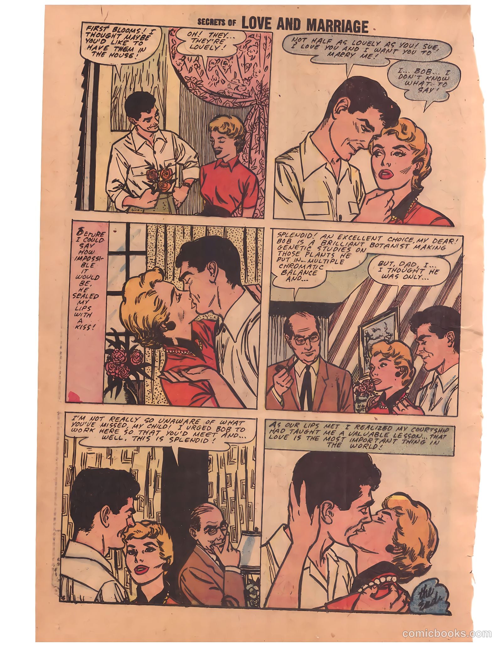 Secrets of Love and Marriage #8 (1958) — page 36 of 68