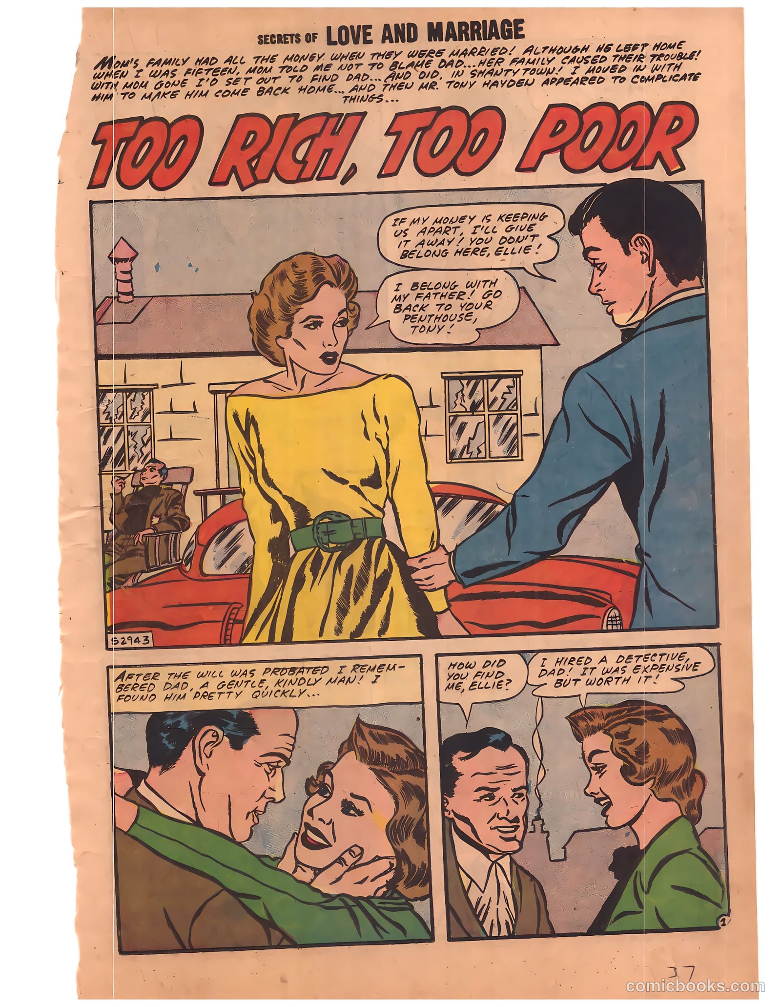 Secrets of Love and Marriage #8 (1958) — page 37 of 68