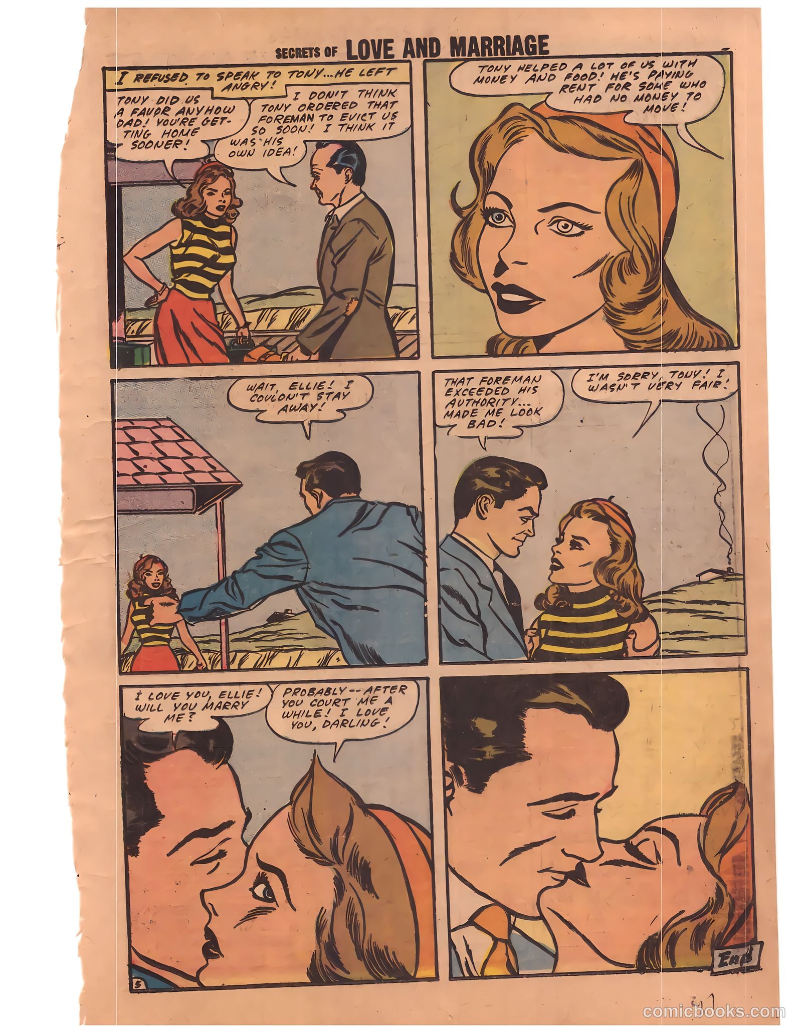 Secrets of Love and Marriage #8 (1958) — page 41 of 68