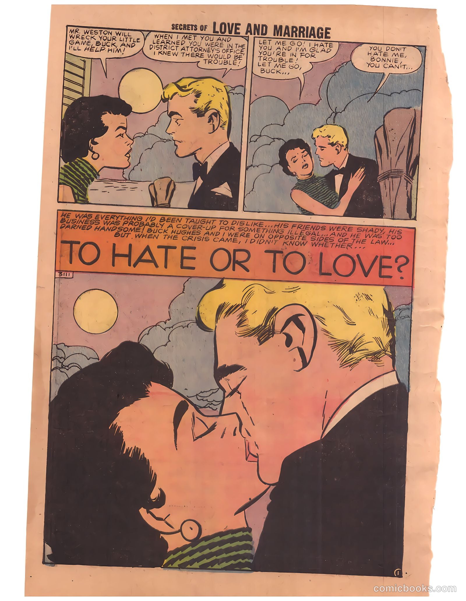 Secrets of Love and Marriage #8 (1958) — page 52 of 68