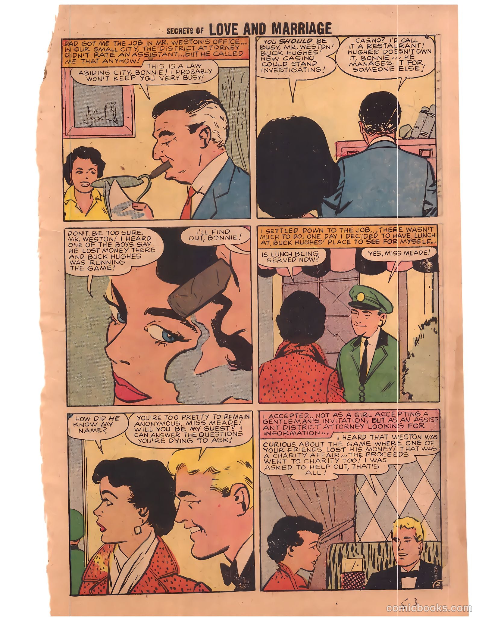 Secrets of Love and Marriage #8 (1958) — page 53 of 68