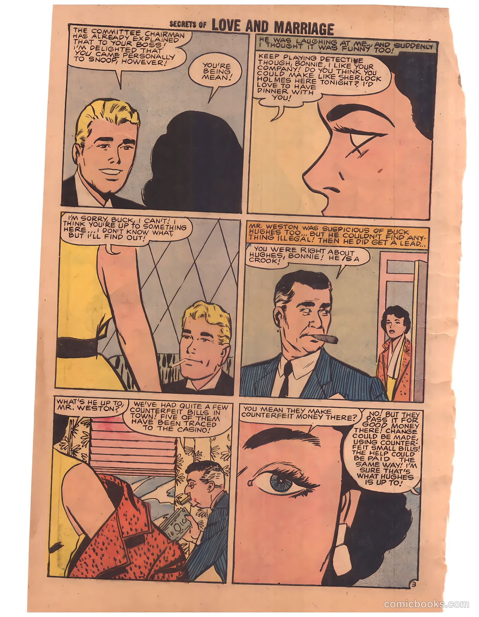 Secrets of Love and Marriage #8 (1958) — page 54 of 68