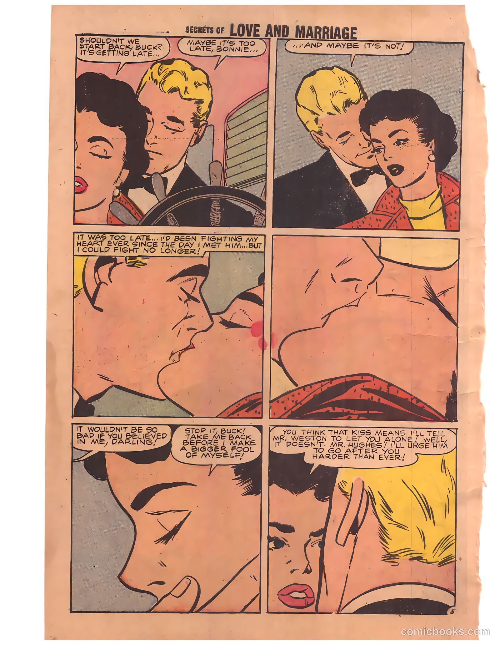 Secrets of Love and Marriage #8 (1958) — page 56 of 68