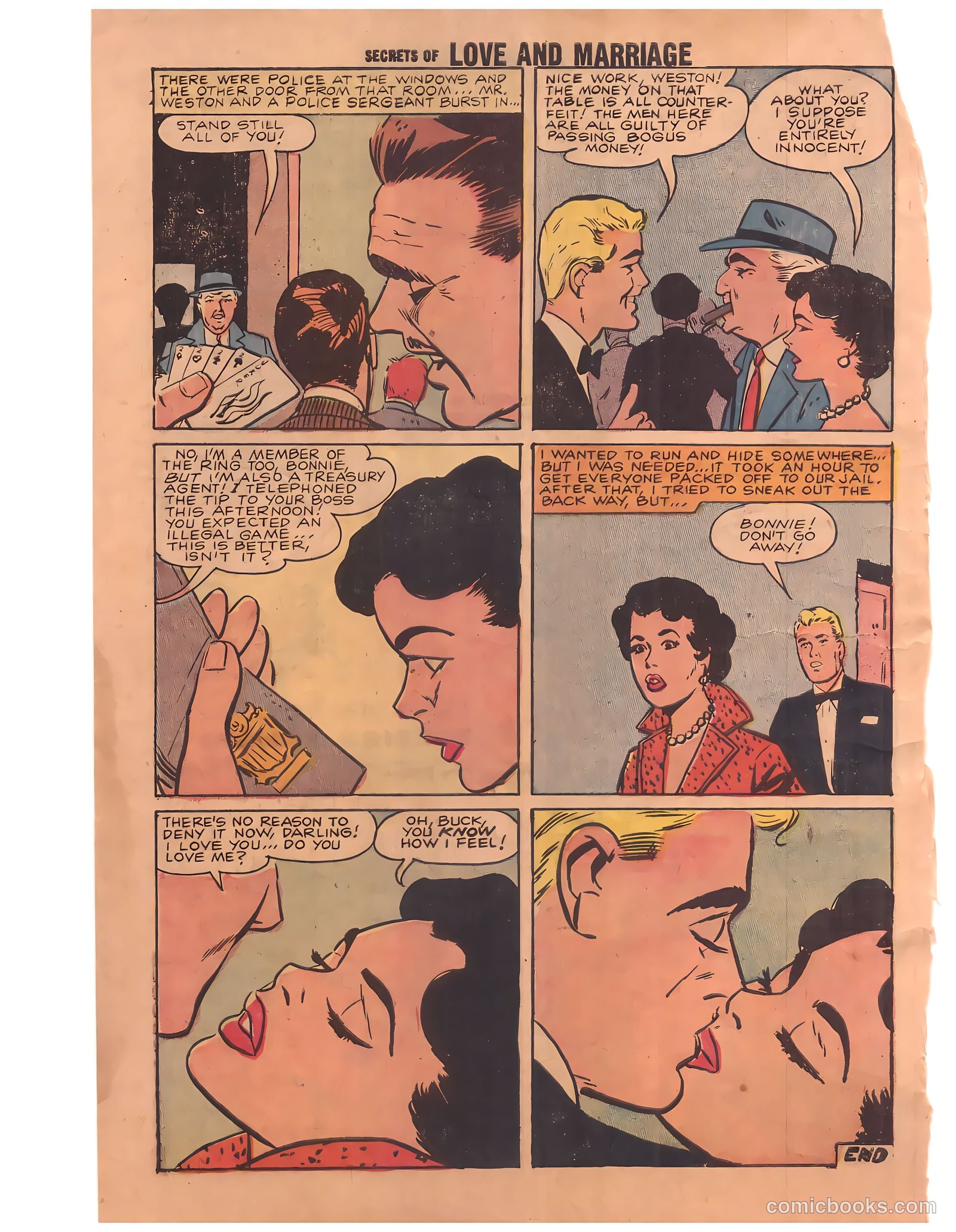 Secrets of Love and Marriage #8 (1958) — page 58 of 68