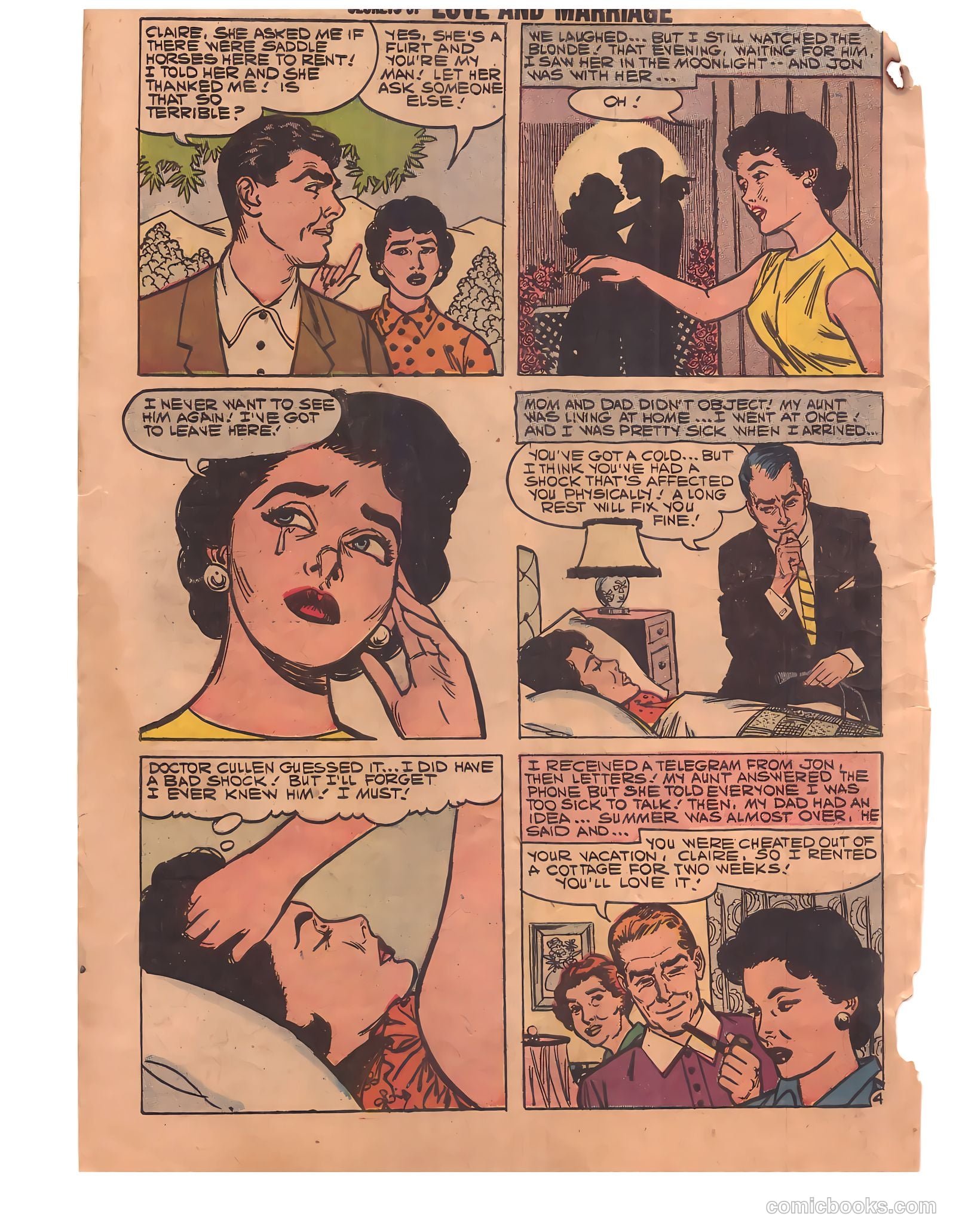 Secrets of Love and Marriage #8 (1958) — page 64 of 68