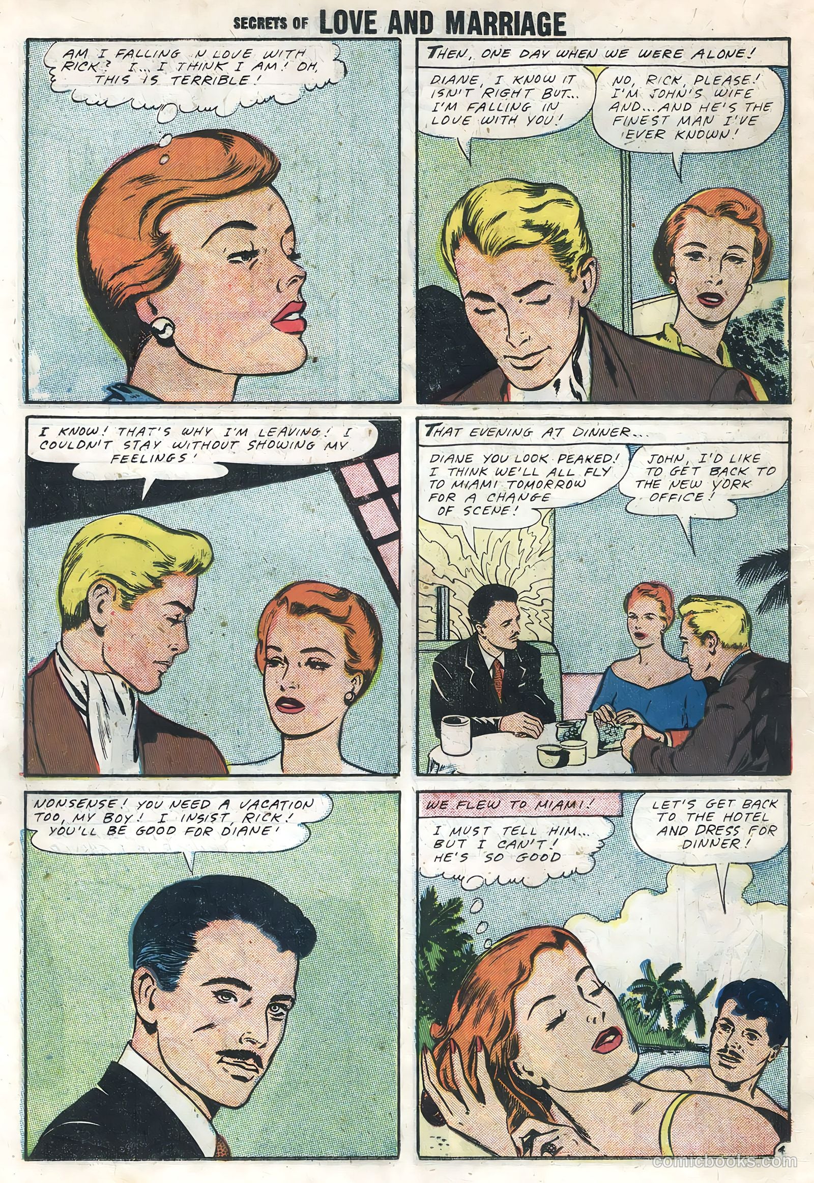 Secrets of Love and Marriage #9 (1958) — page 18 of 36