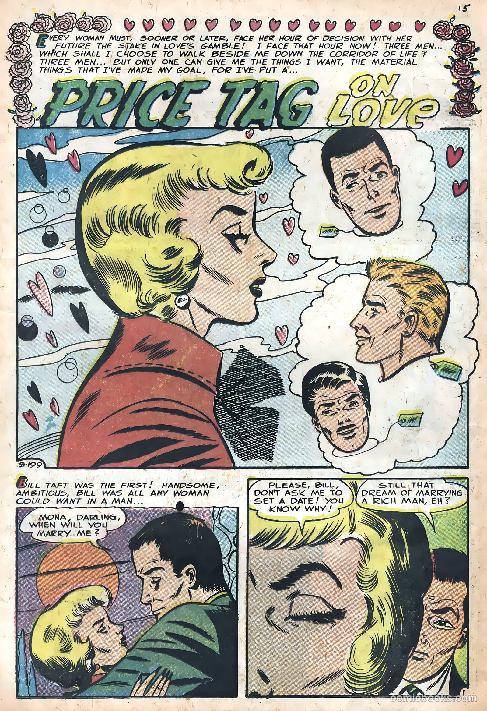 Secrets of True Love #1 (1958) — page 17 of 36