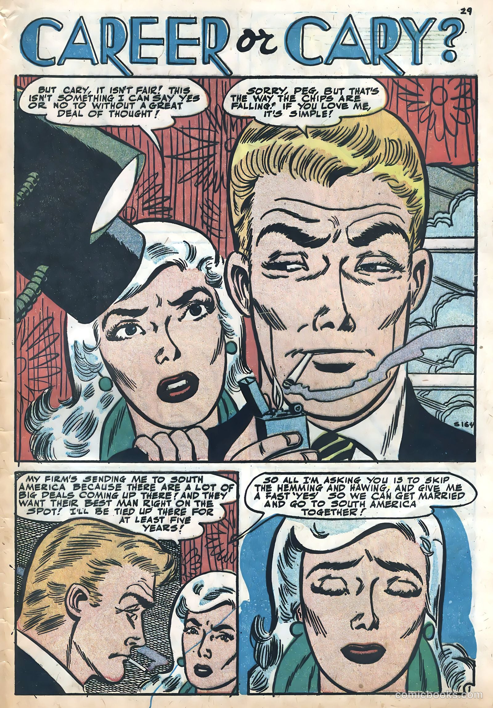 Secrets of True Love #1 (1958) — page 31 of 36