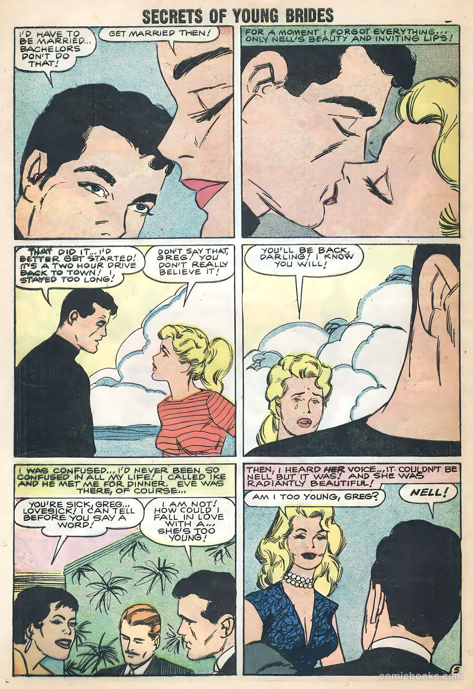 Secrets of Young Brides #10 (1958) — page 8 of 36