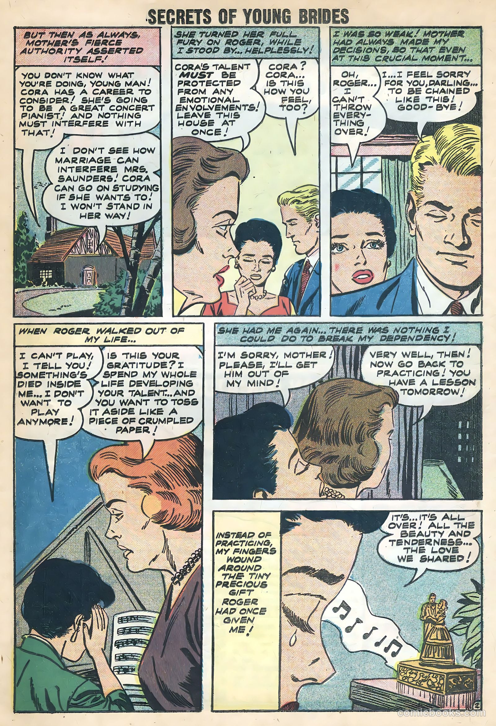 Secrets of Young Brides #10 (1958) — page 21 of 36