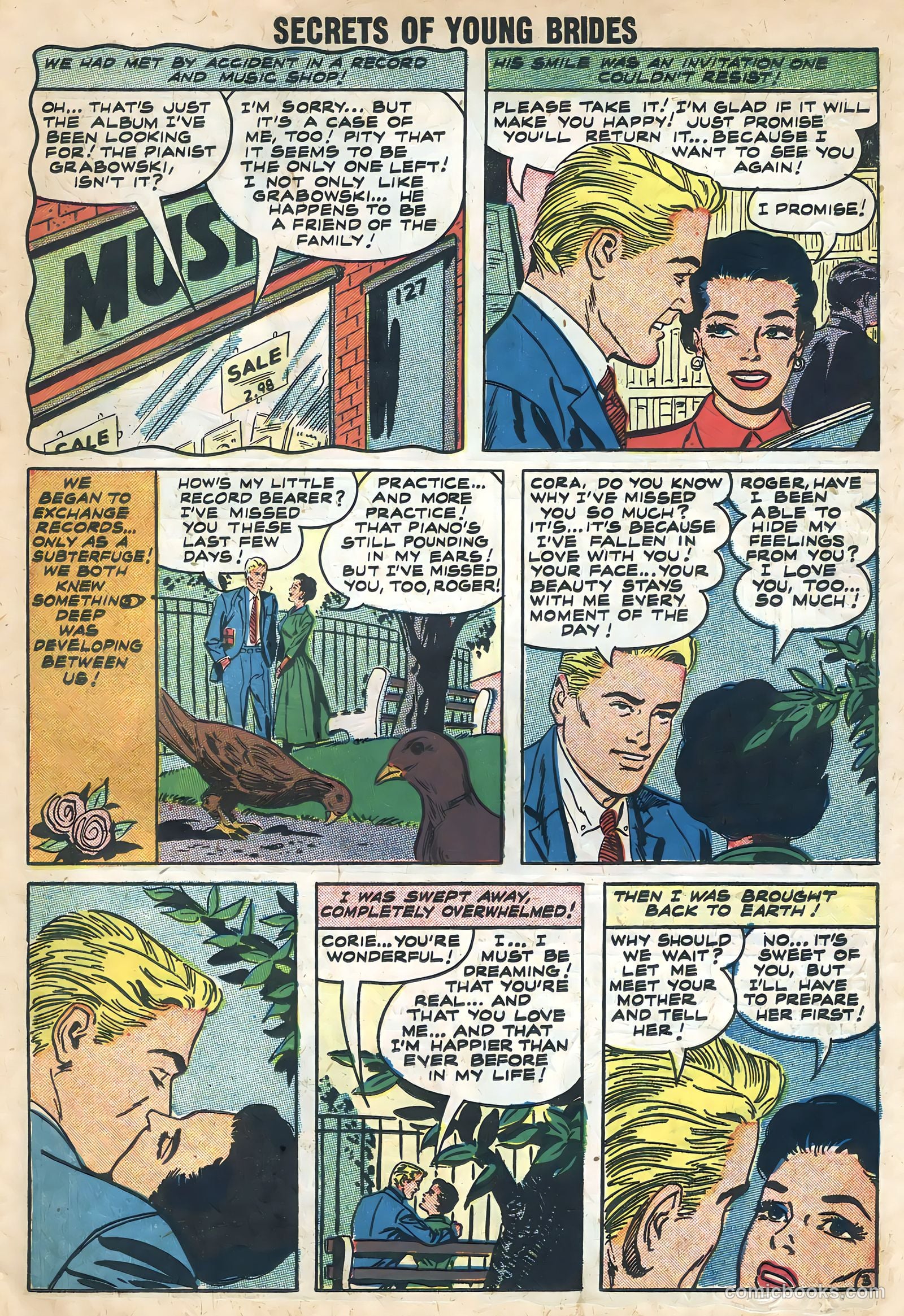 Secrets of Young Brides #10 (1958) — page 23 of 36