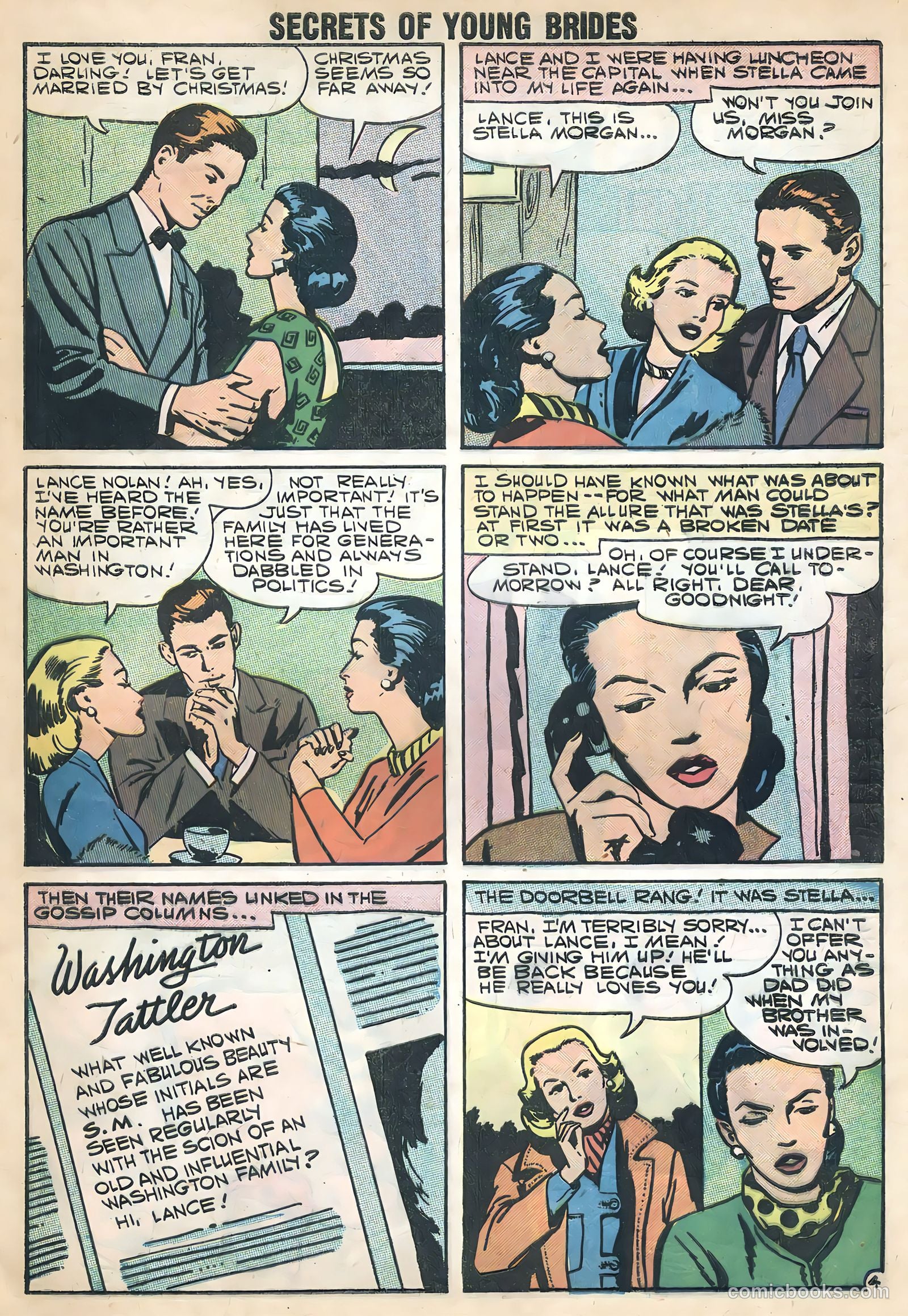 Secrets of Young Brides #10 (1958) — page 29 of 36