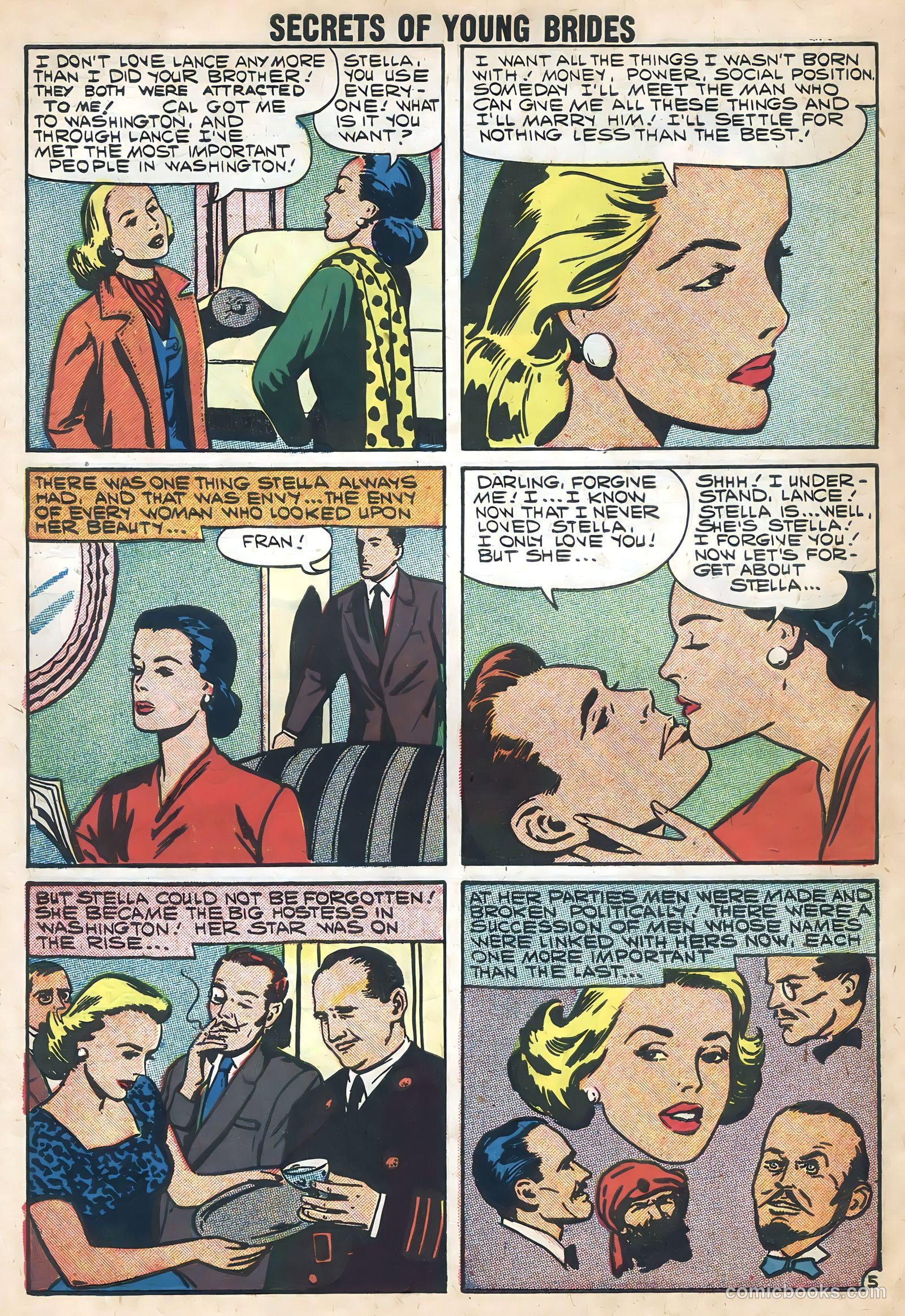 Secrets of Young Brides #10 (1958) — page 30 of 36