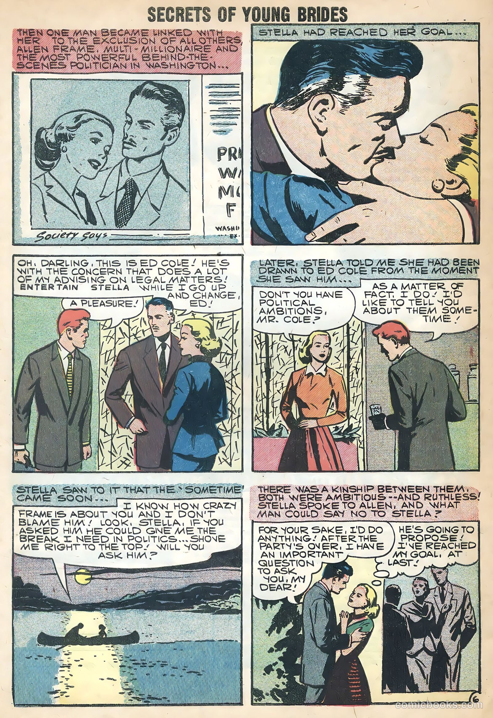 Secrets of Young Brides #10 (1958) — page 32 of 36