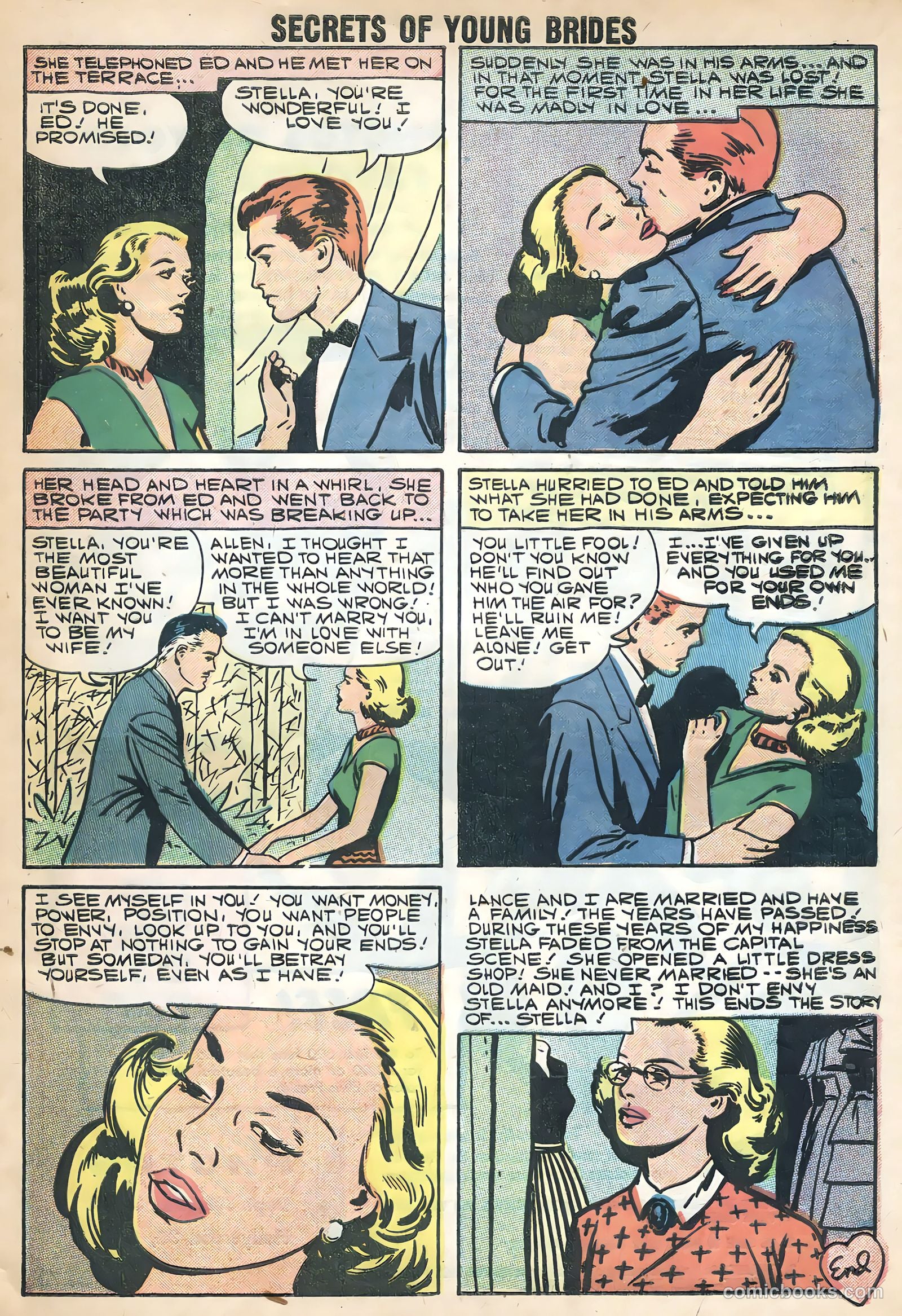 Secrets of Young Brides #10 (1958) — page 33 of 36