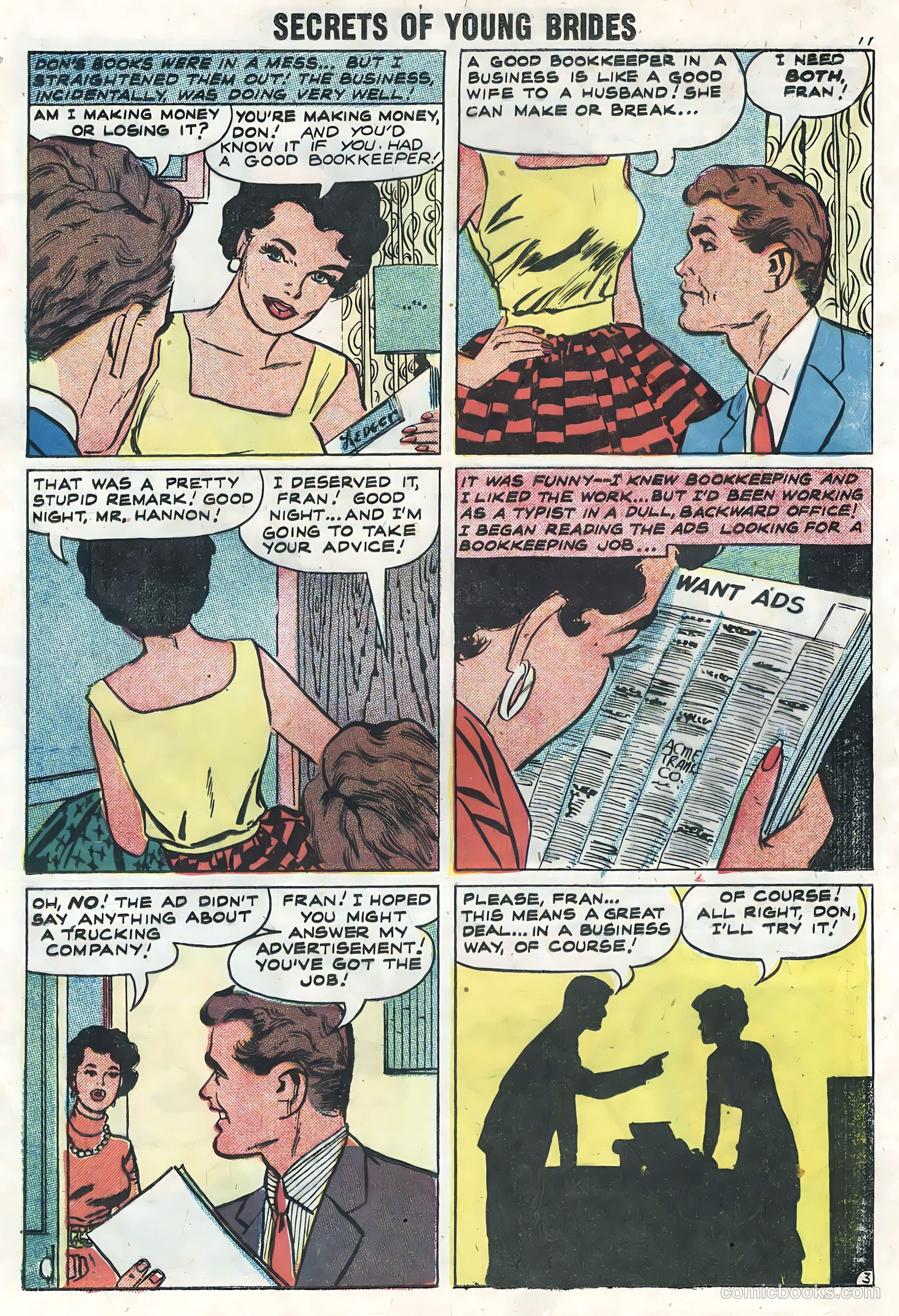 Secrets of Young Brides #11 (1958) — page 13 of 36