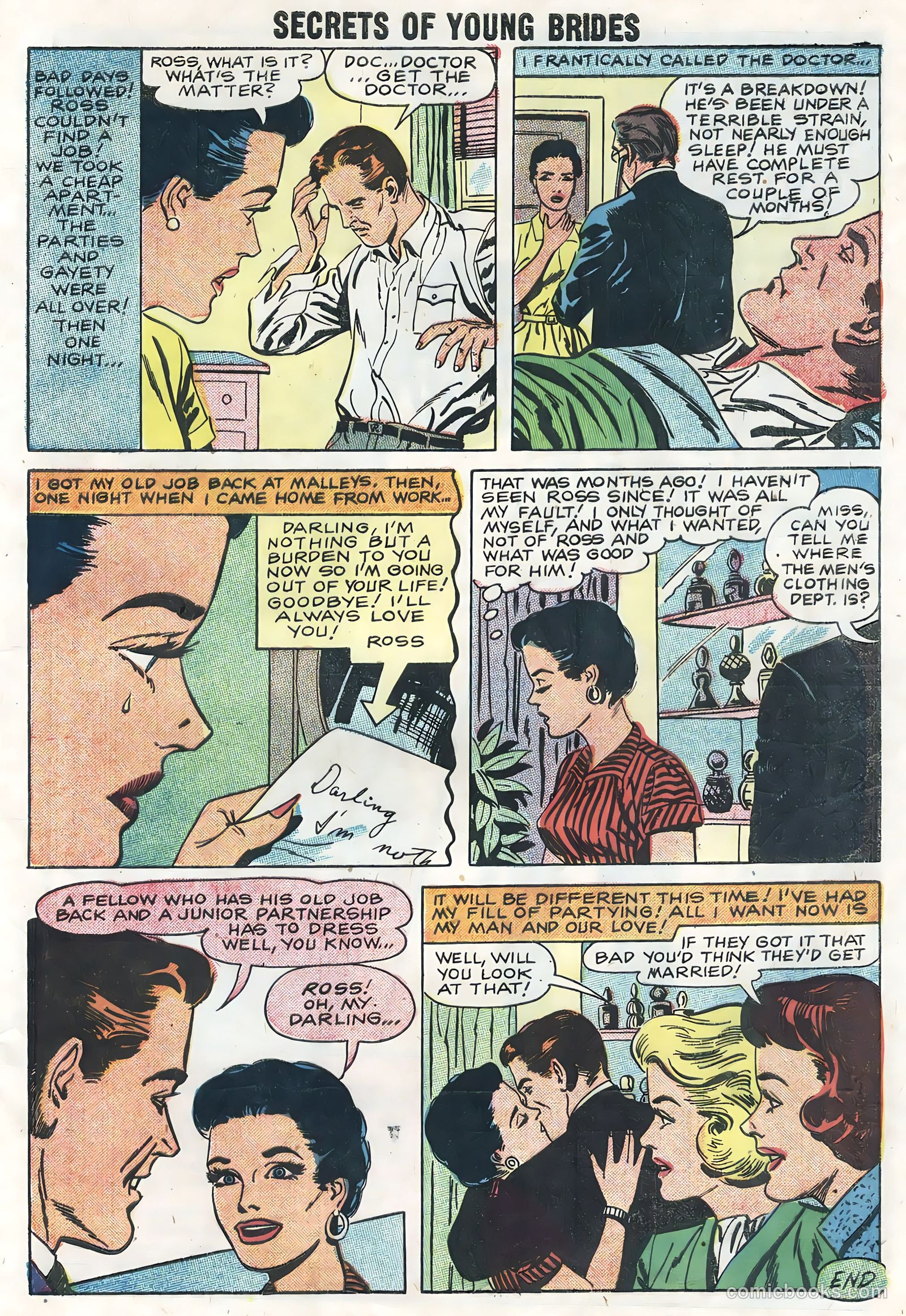 Secrets of Young Brides #11 (1958) — page 33 of 36