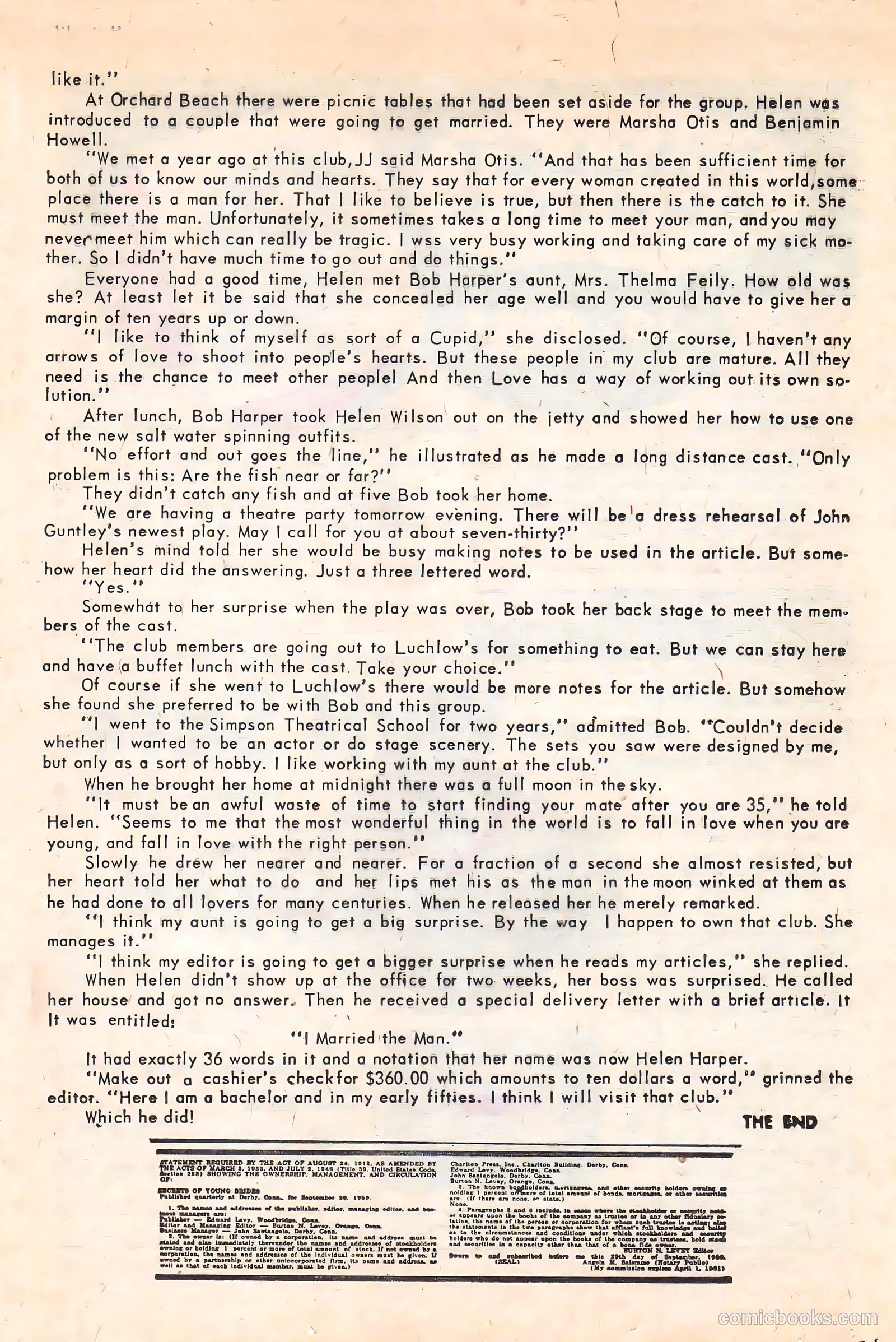 Secrets of Young Brides #19 (1960) — page 21 of 36