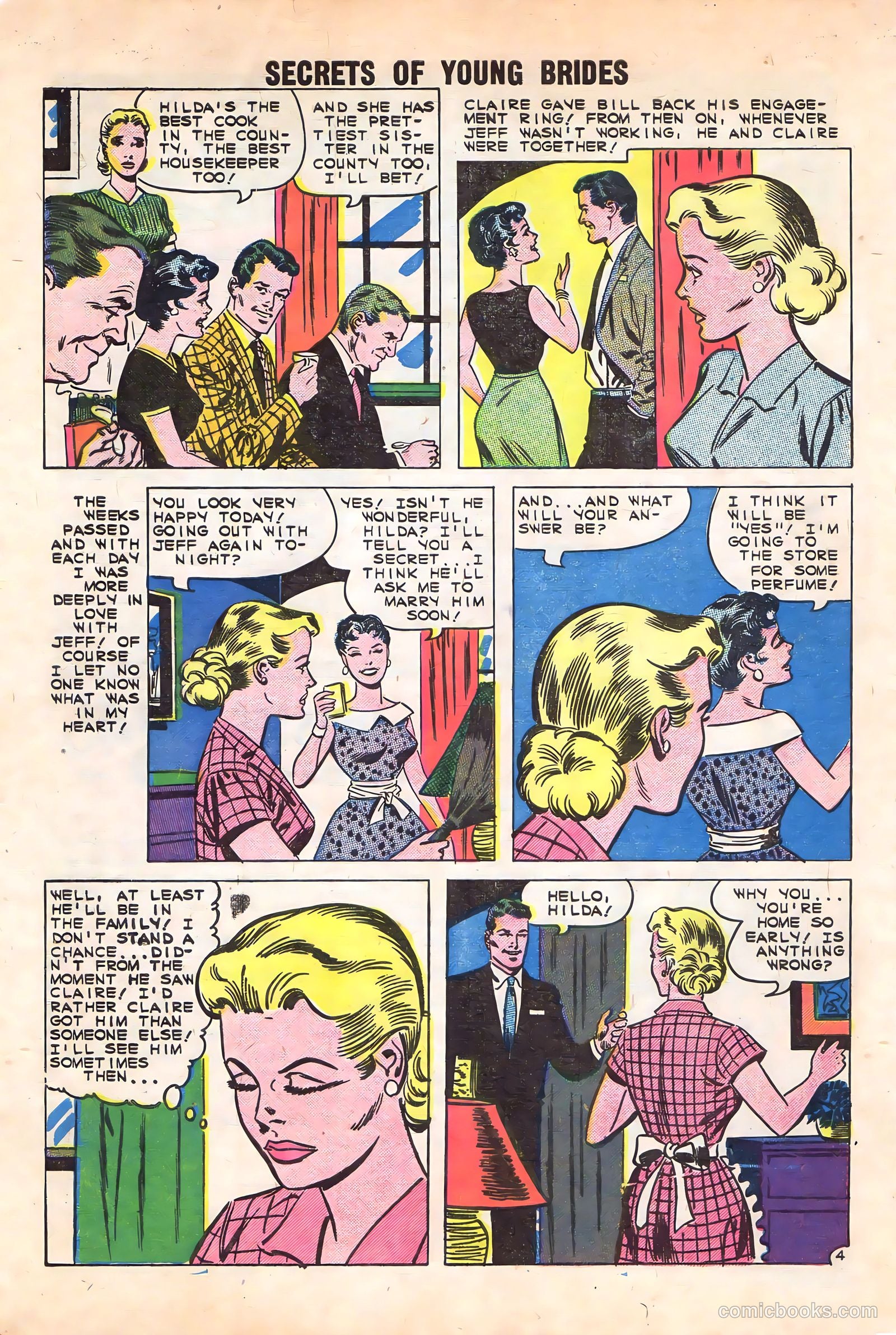 Secrets of Young Brides #19 (1960) — page 32 of 36