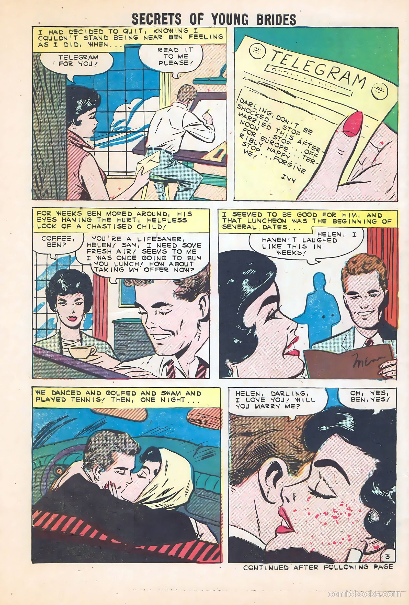 Secrets of Young Brides #22 (1960) — page 30 of 36