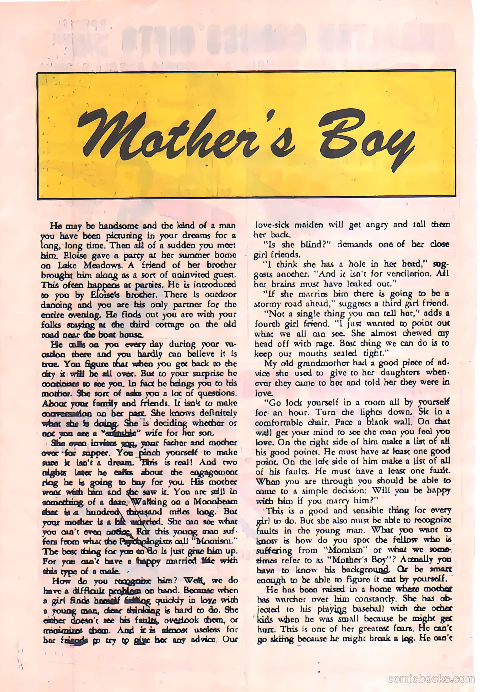 Secrets of Young Brides #29 (1962) — page 25 of 33