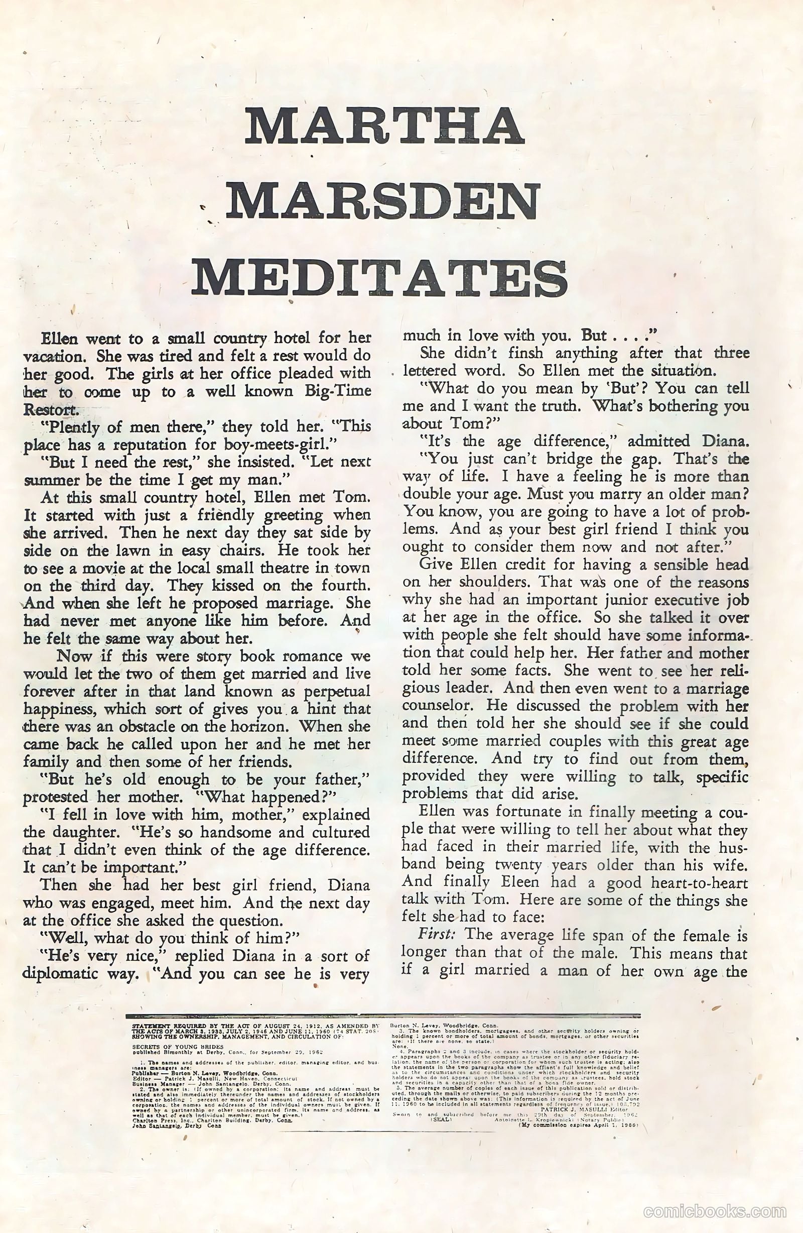 Secrets of Young Brides #36 (1963) — page 18 of 36