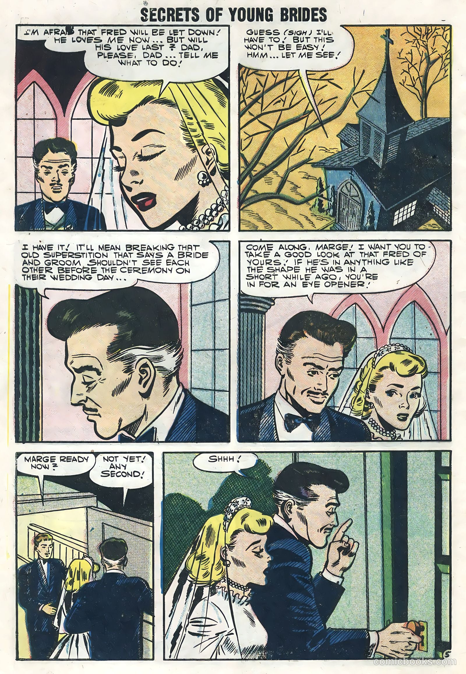 Secrets of Young Brides #5 (1957) — page 8 of 36