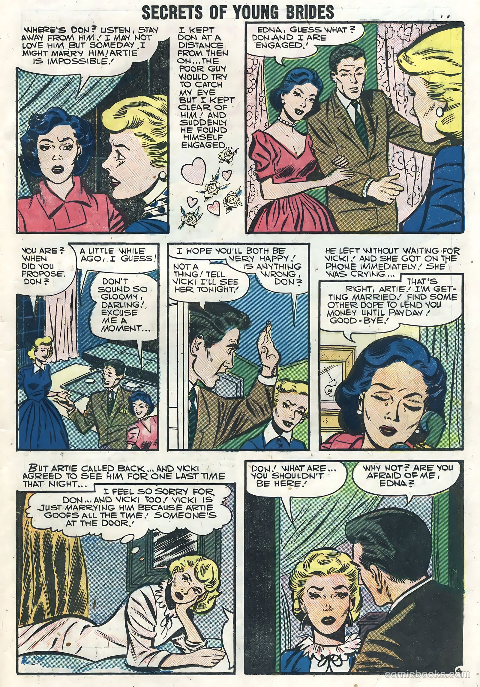 Secrets of Young Brides #5 (1957) — page 21 of 36