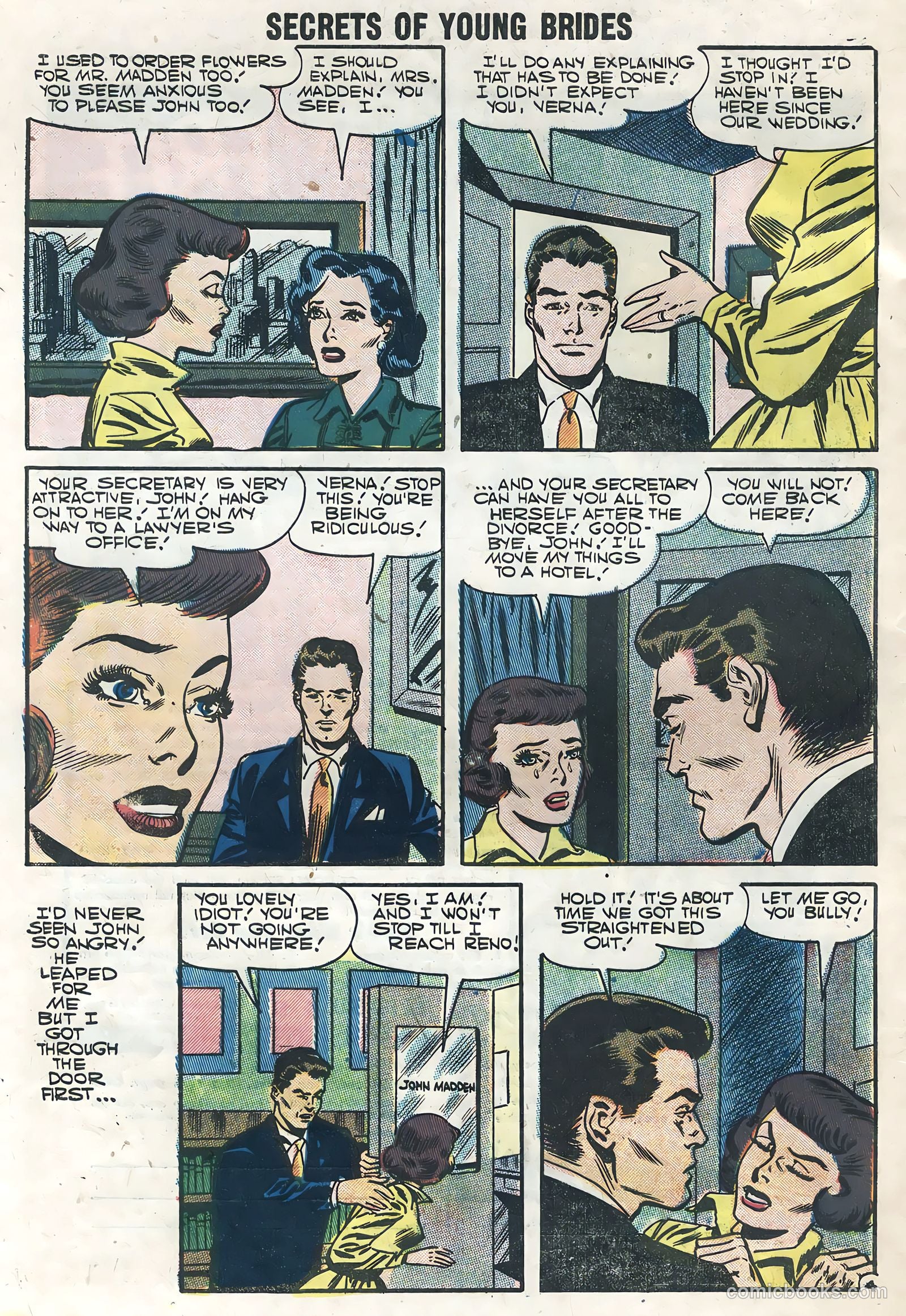 Secrets of Young Brides #5 (1957) — page 32 of 36