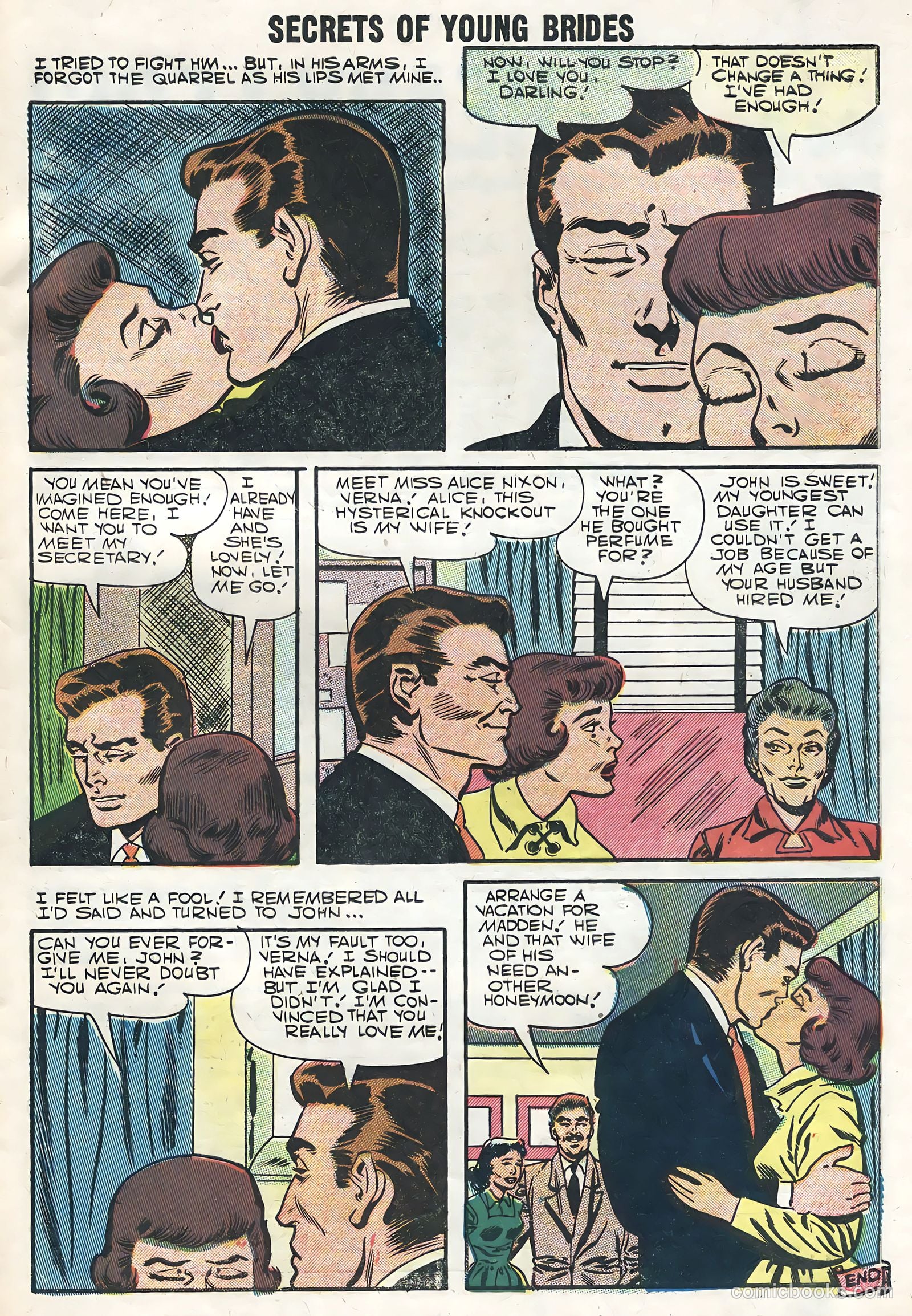 Secrets of Young Brides #5 (1957) — page 33 of 36