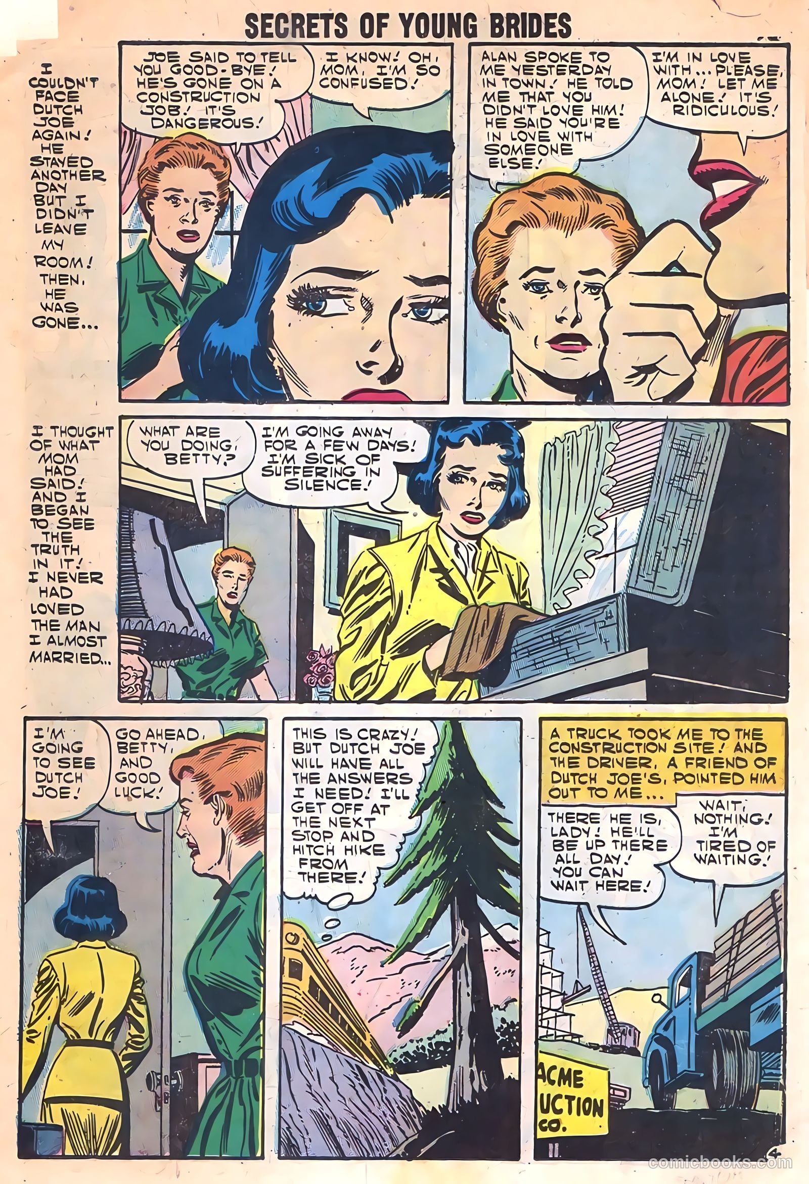 Secrets of Young Brides #6 (1957) — page 18 of 37